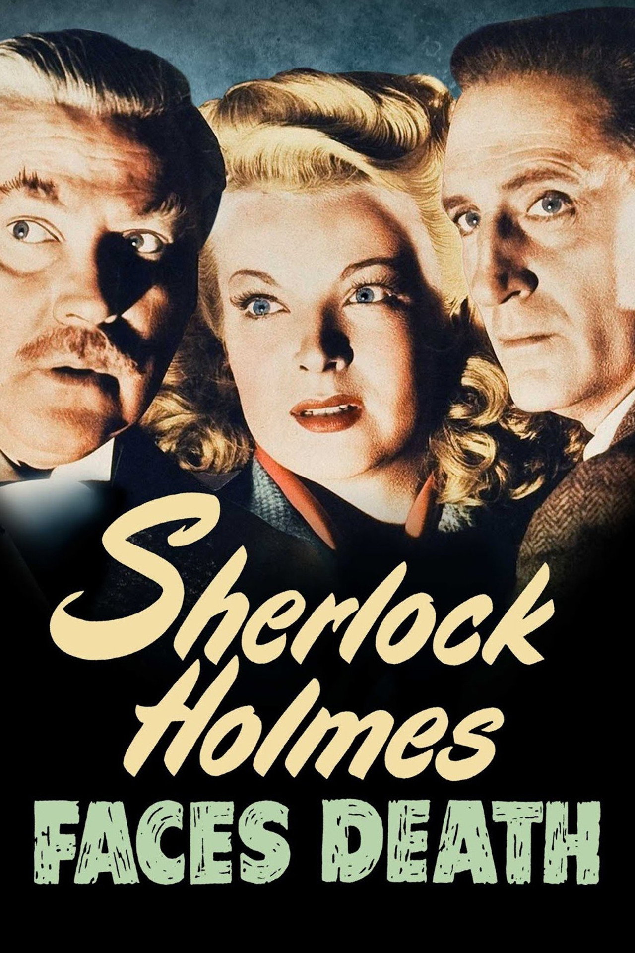 Pôster de Sherlock Holmes Faces Death