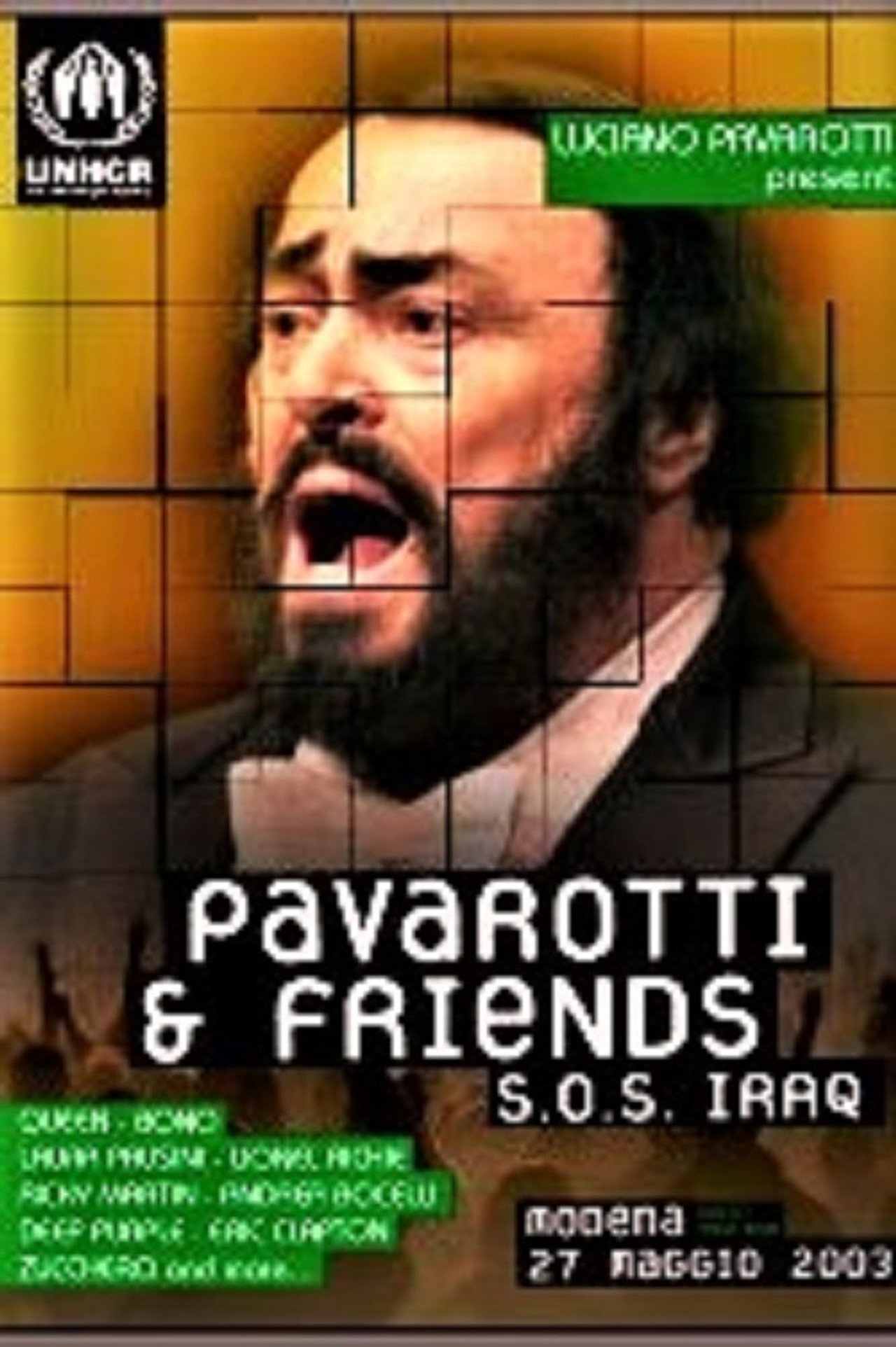 Pôster de Pavarotti & Friends for SOS Iraq