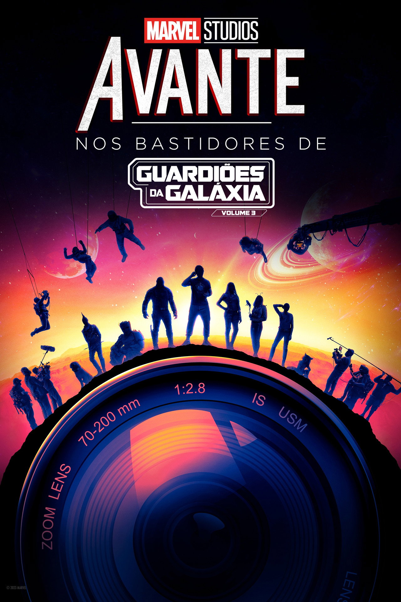 Pôster de AVANTE: Nos Bastidores de Guardiões da Galáxia Volume 3