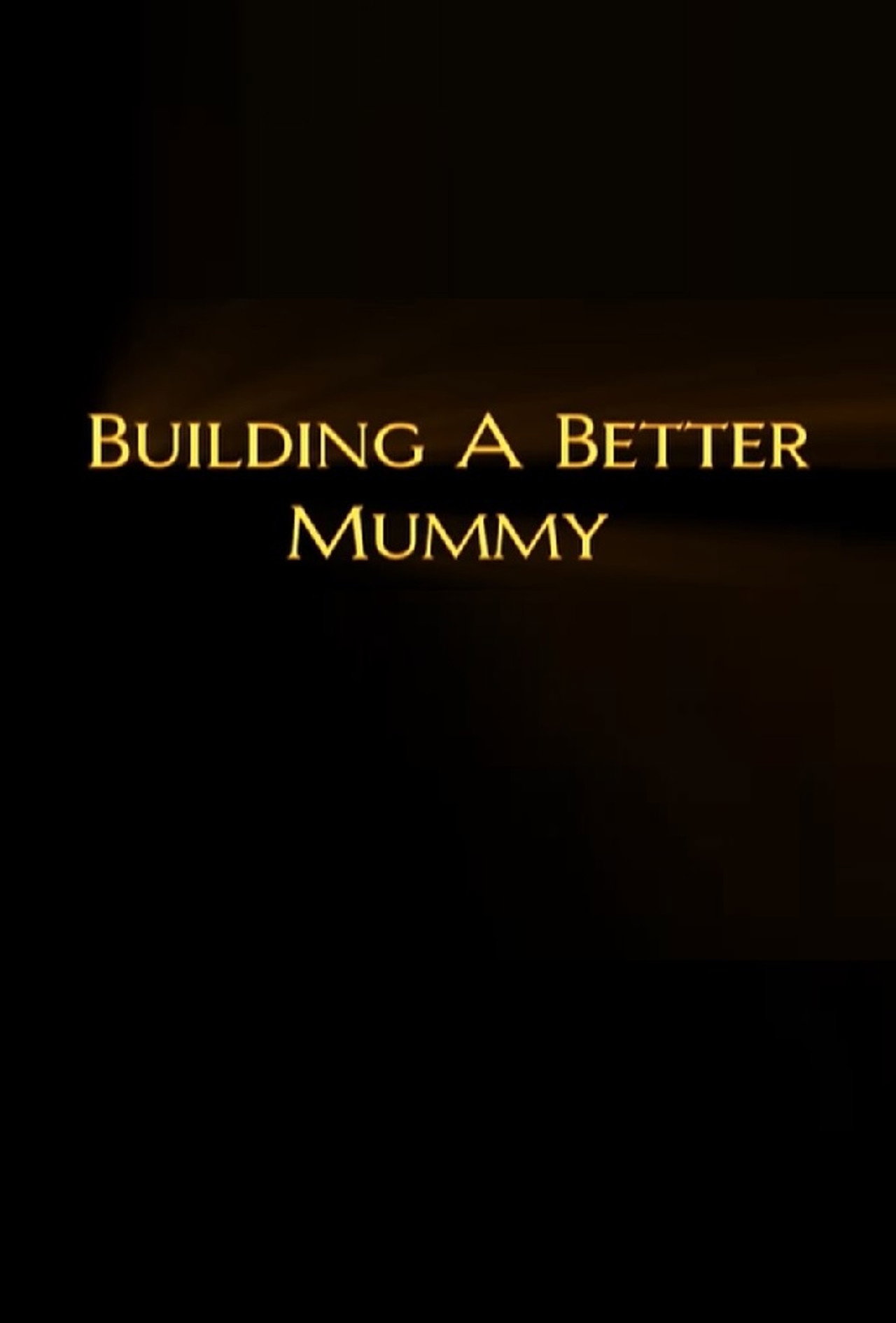 Pôster de Building a Better Mummy
