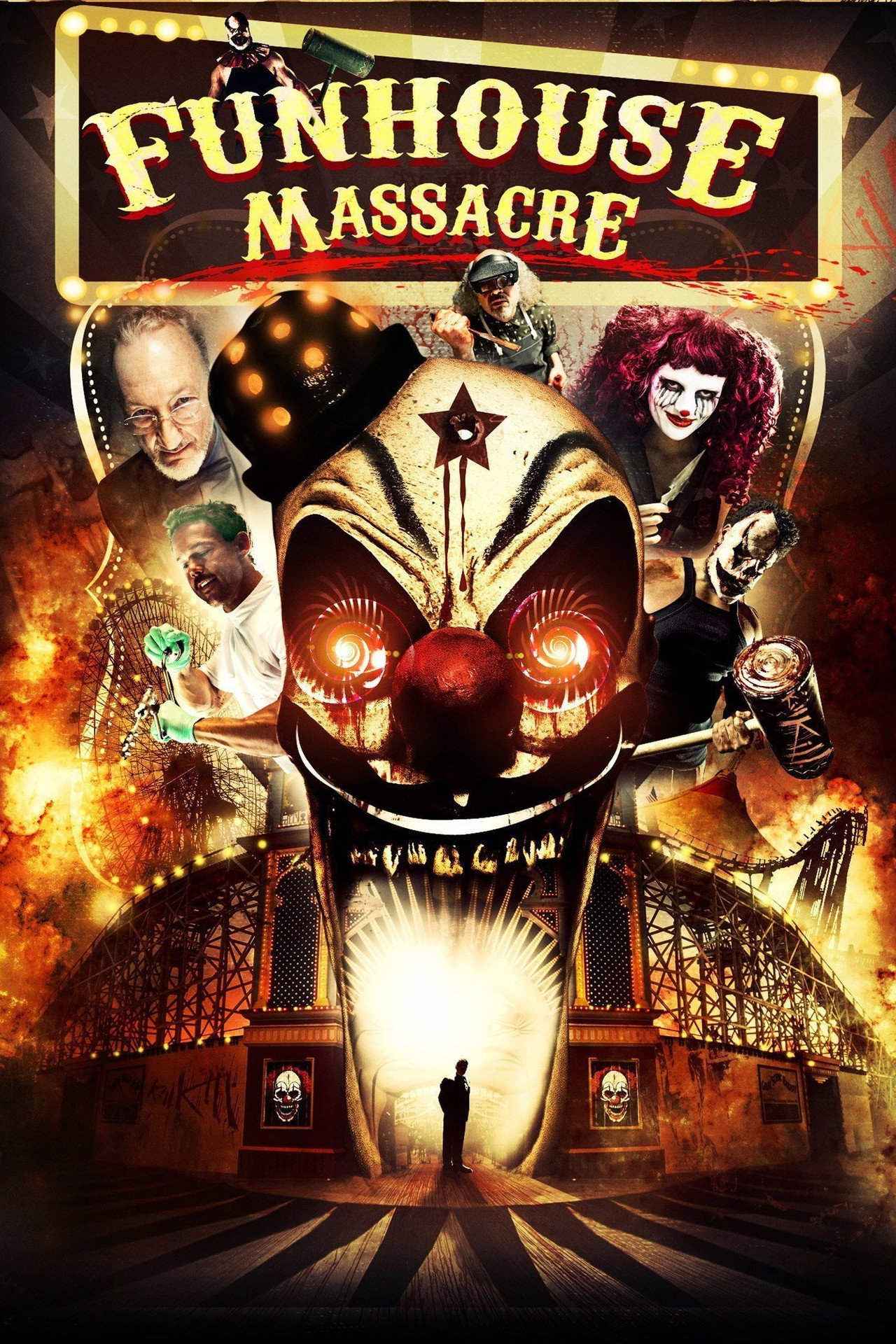 Pôster de Funhouse Massacre: Noite de Halloween