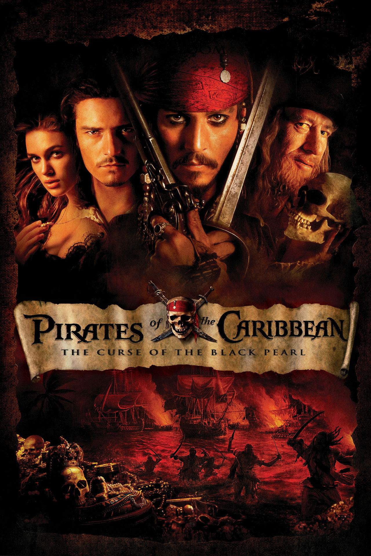 Pôster de Pirates of the Caribbean: The Curse of the Black Pearl