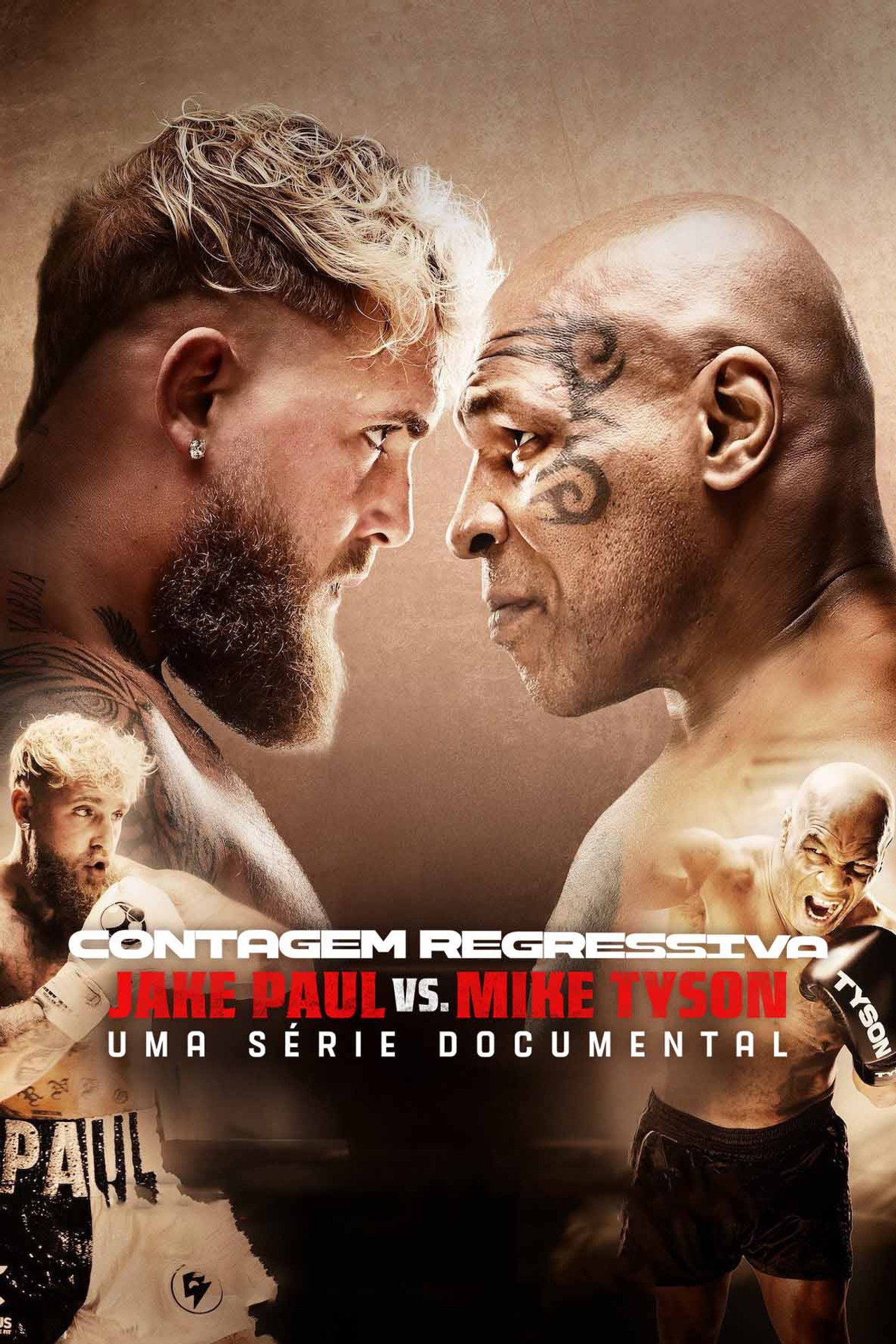 Pôster de Contagem Regressiva: Jake Paul vs. Mike Tyson