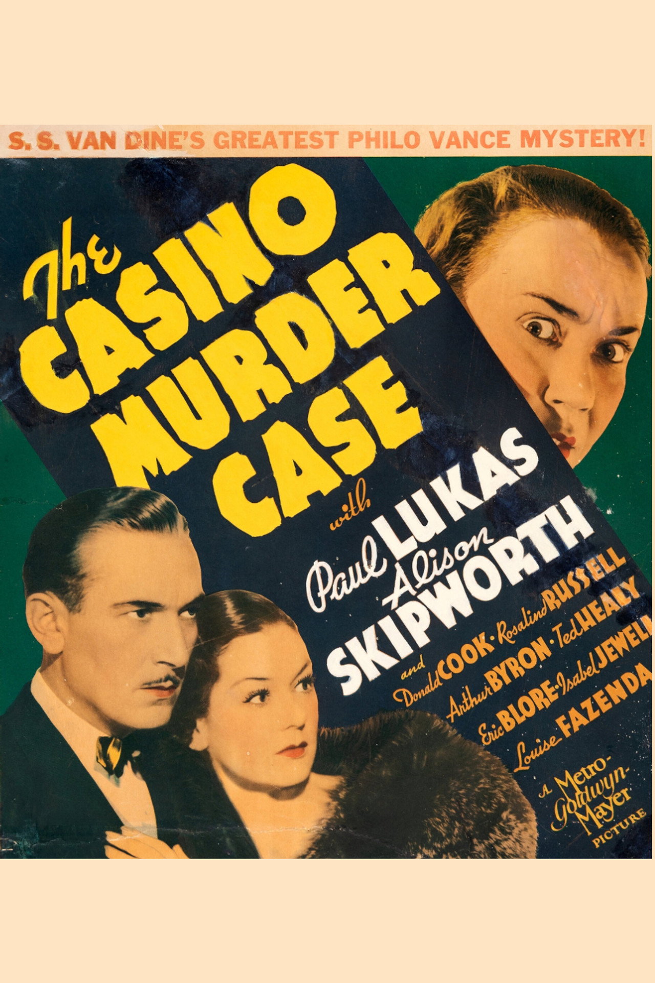 Pôster de The Casino Murder Case