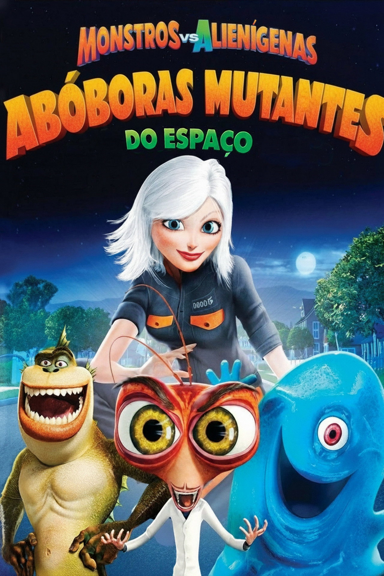 Pôster de Monstros vs. Alienígenas: Abóboras Mutantes do Espaço