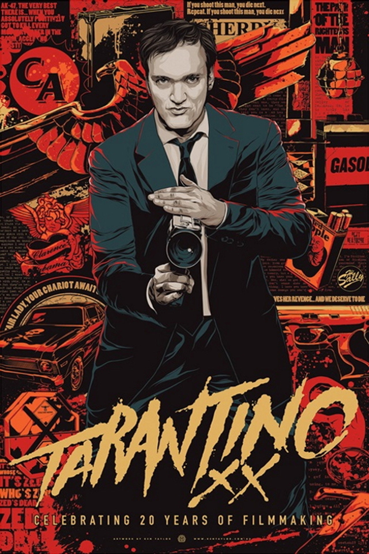 Pôster de Quentin Tarantino: 20 Years of Filmmaking