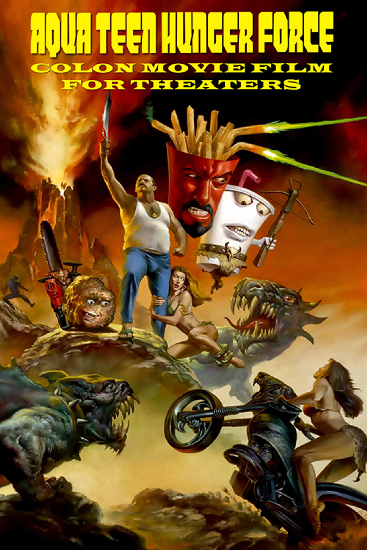 Pôster de Aqua Teen Hunger Force Colon Movie Film for Theaters