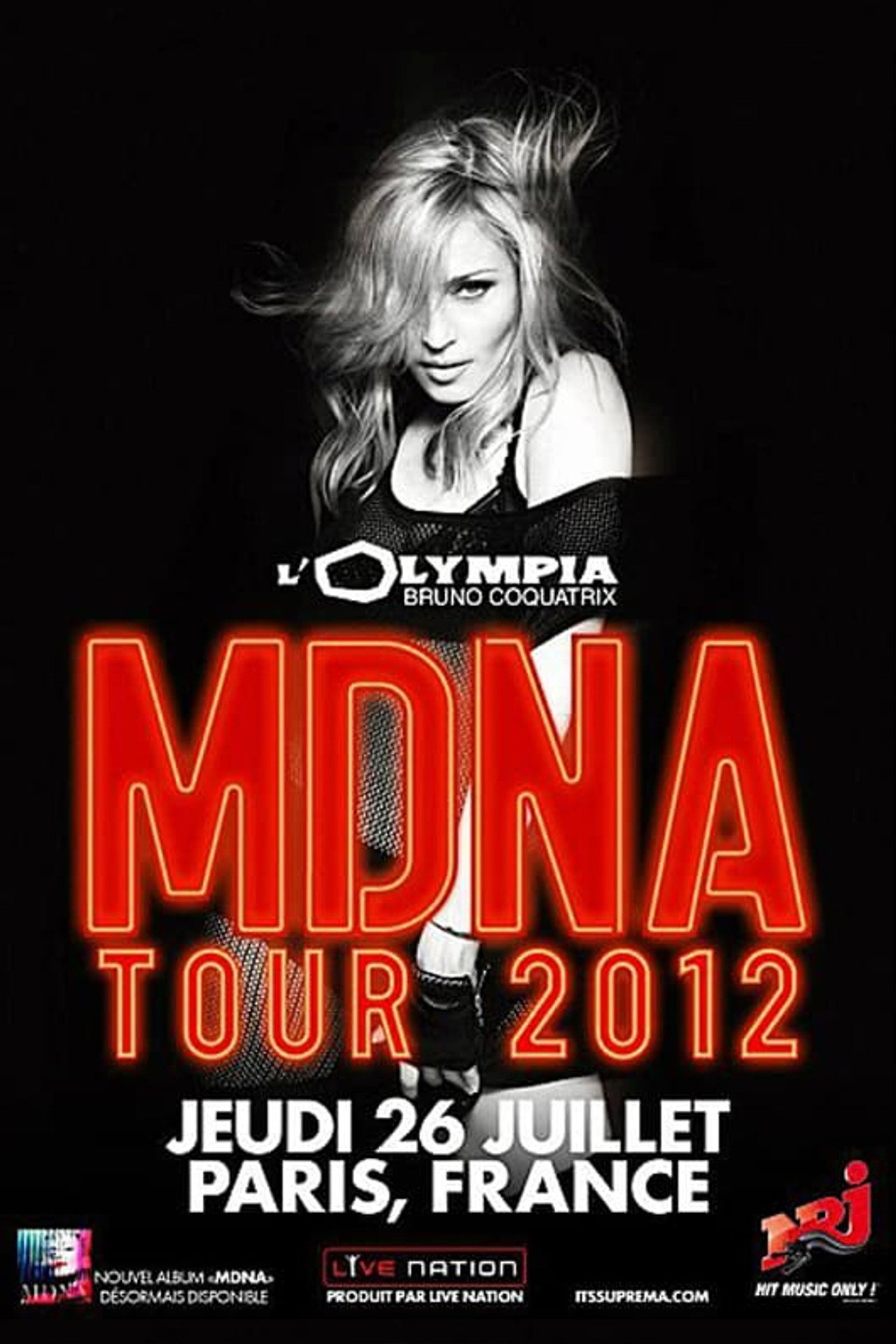 Pôster de Madonna: Live at Paris Olympia