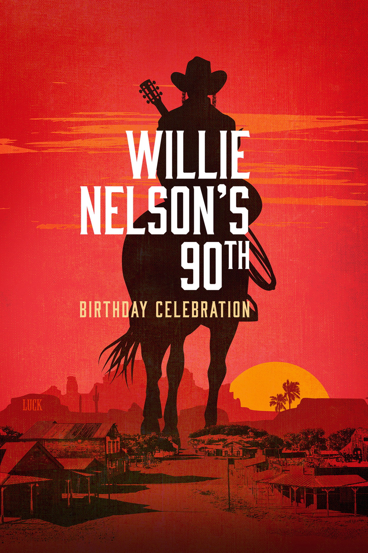 Pôster de Willie Nelson's 90th Birthday Celebration