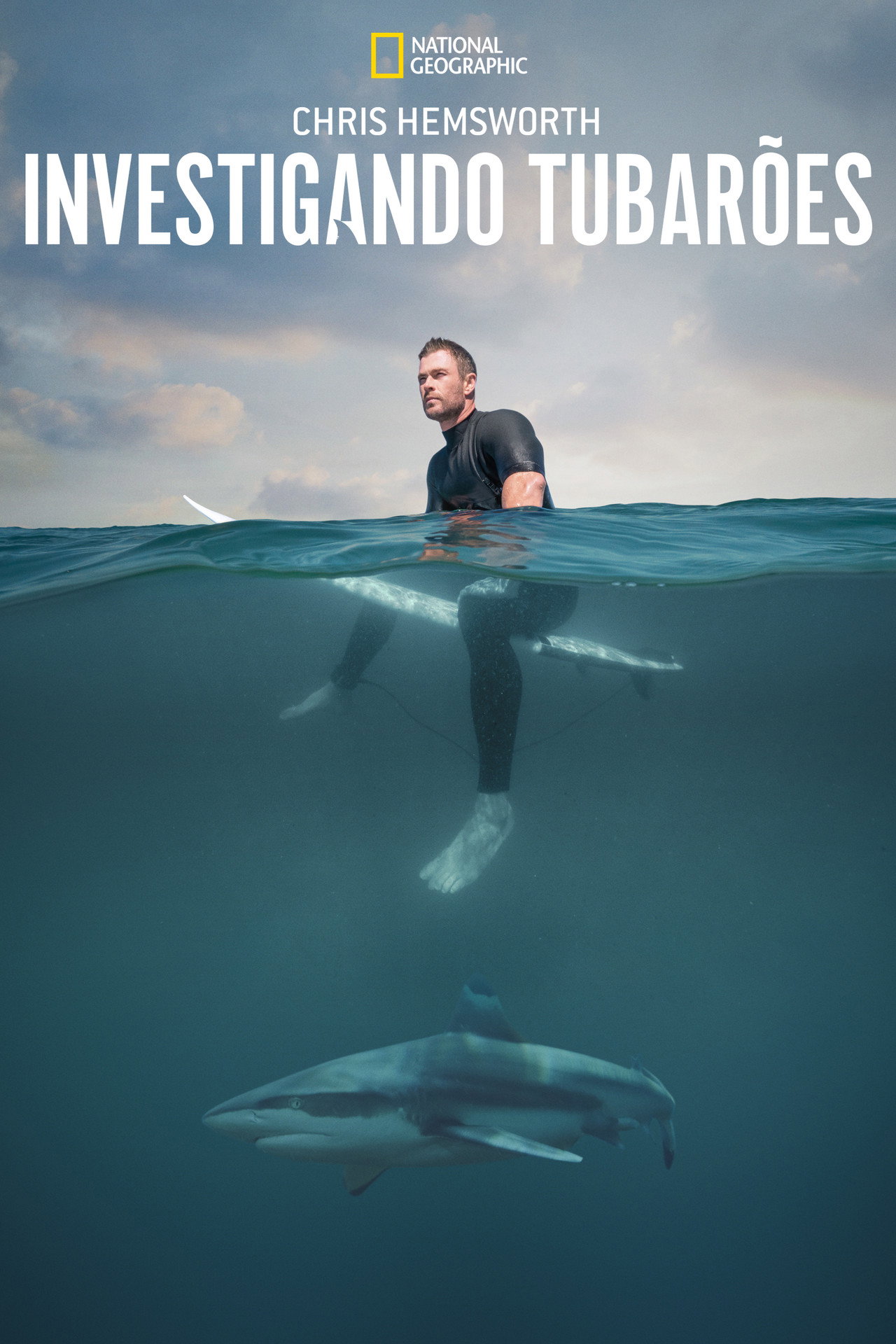 Pôster de Chris Hemsworth: Investigando Tubarões