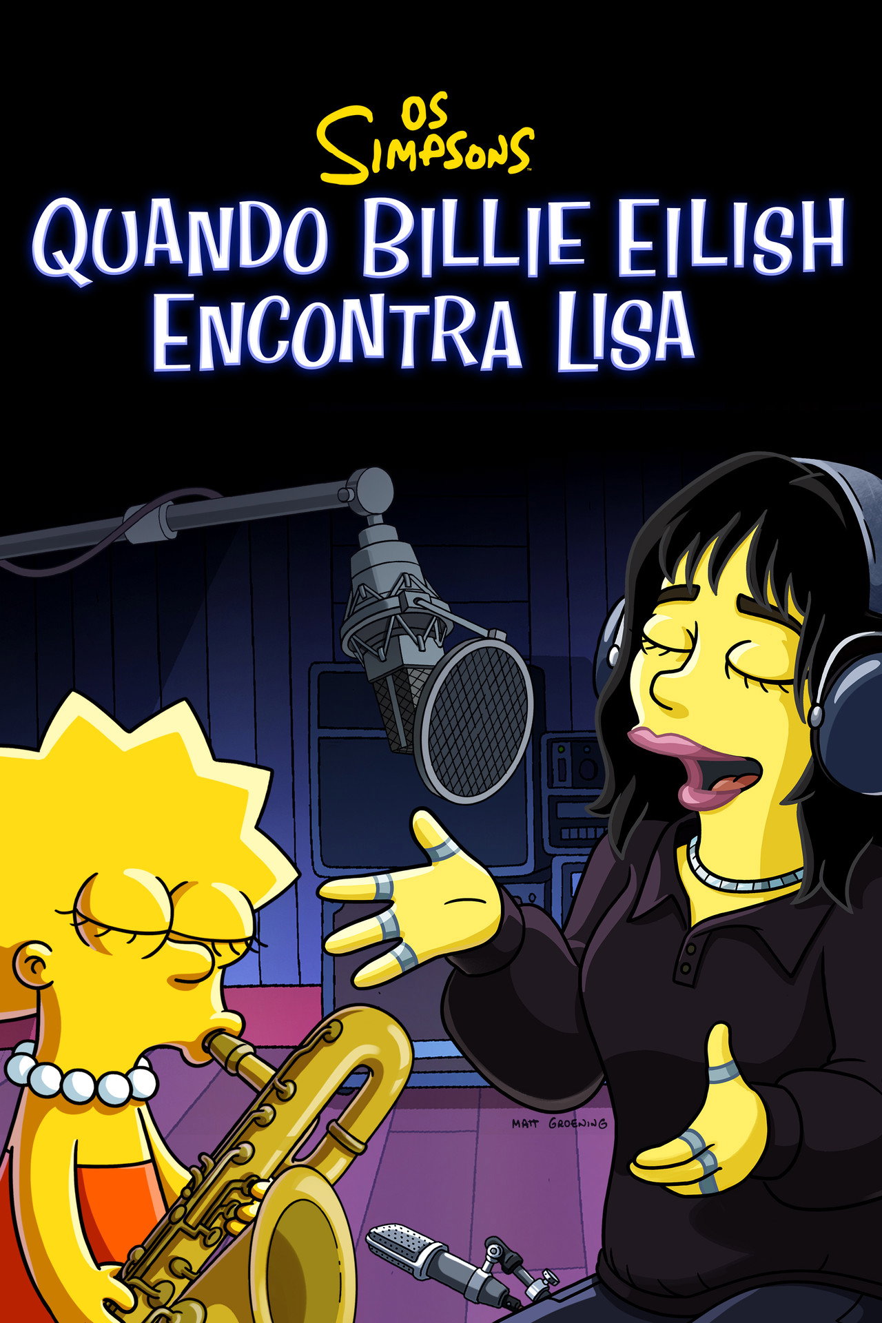 Pôster de Os Simpsons: Quando Billie Eilish Encontra Lisa