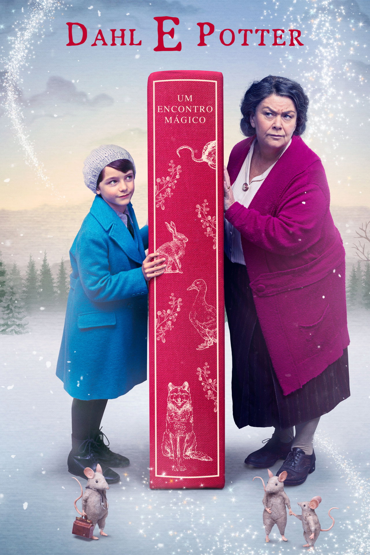 Pôster de Dahl e Potter: Um Encontro Mágico