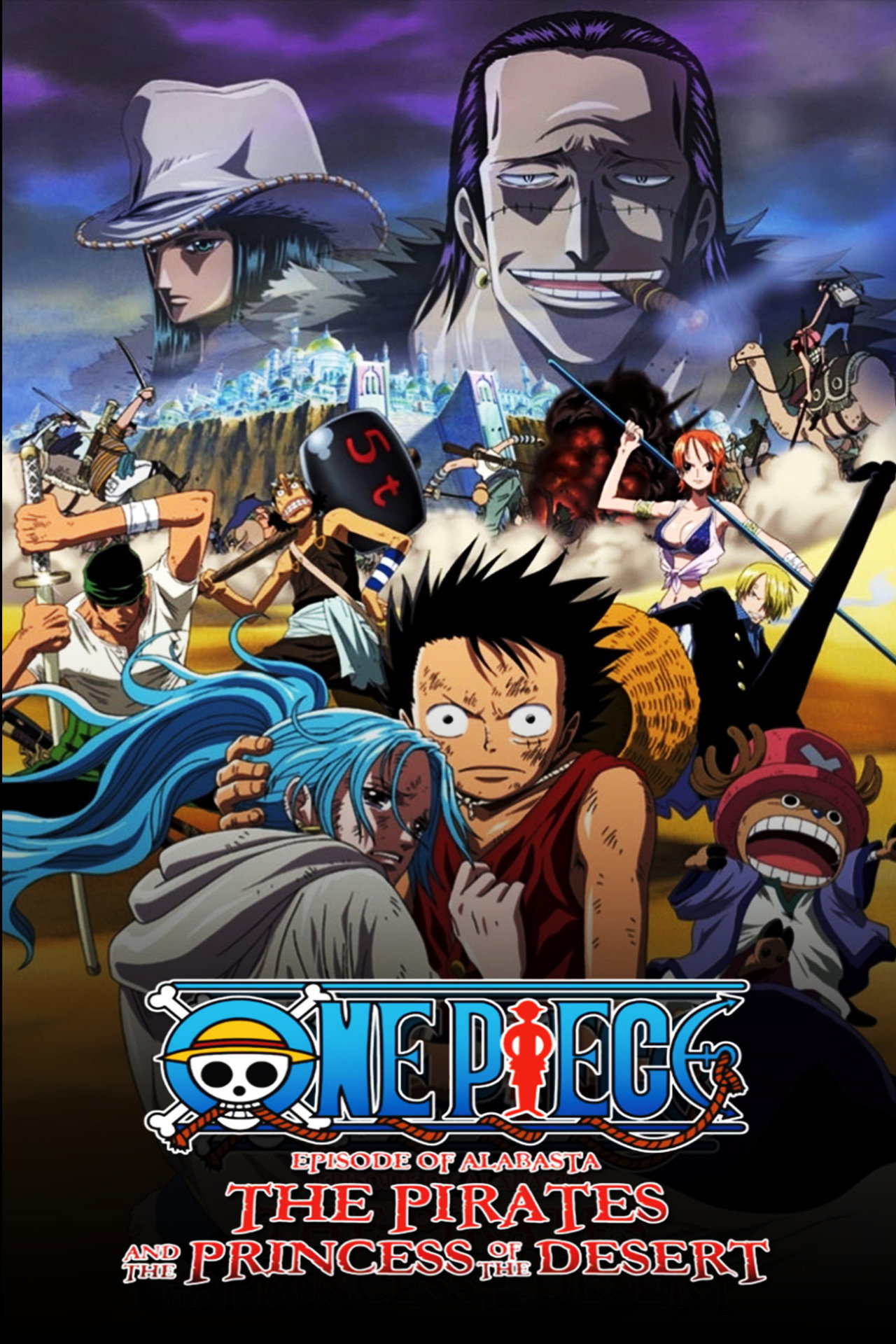 Pôster de One Piece: The Desert Princess and the Pirates: Adventure in Alabasta