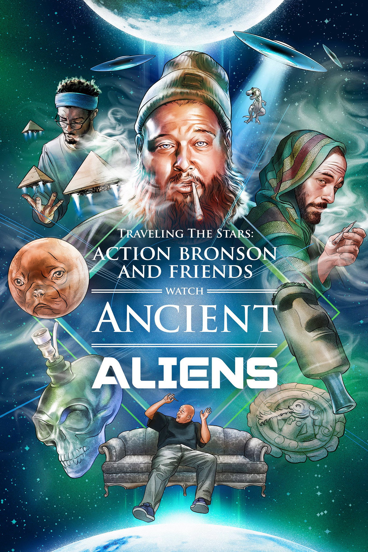 Pôster de Action Bronson and Friends Watch Ancient Aliens