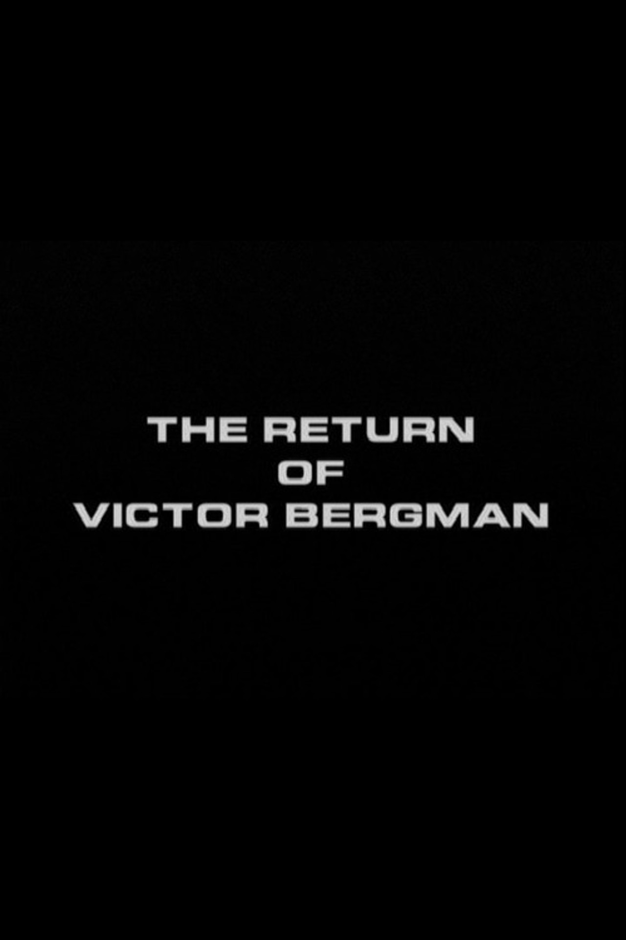 Pôster de The Return of Victor Bergman