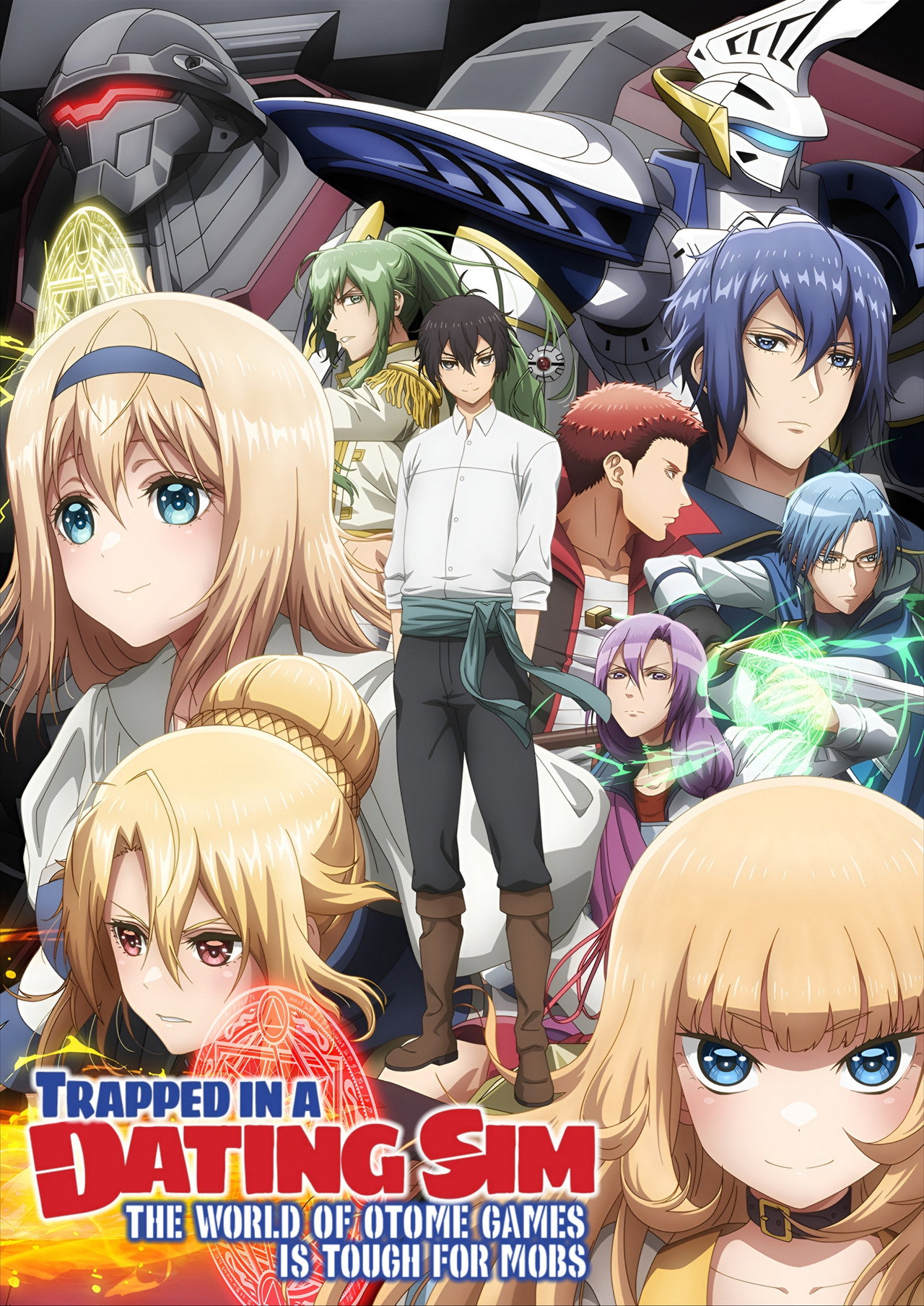 Pôster de Trapped in a Dating Sim: The World of Otome Games Is Tough for Mobs