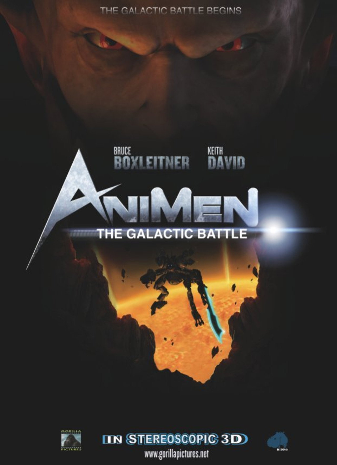 Pôster de AniMen: The Galactic Battle