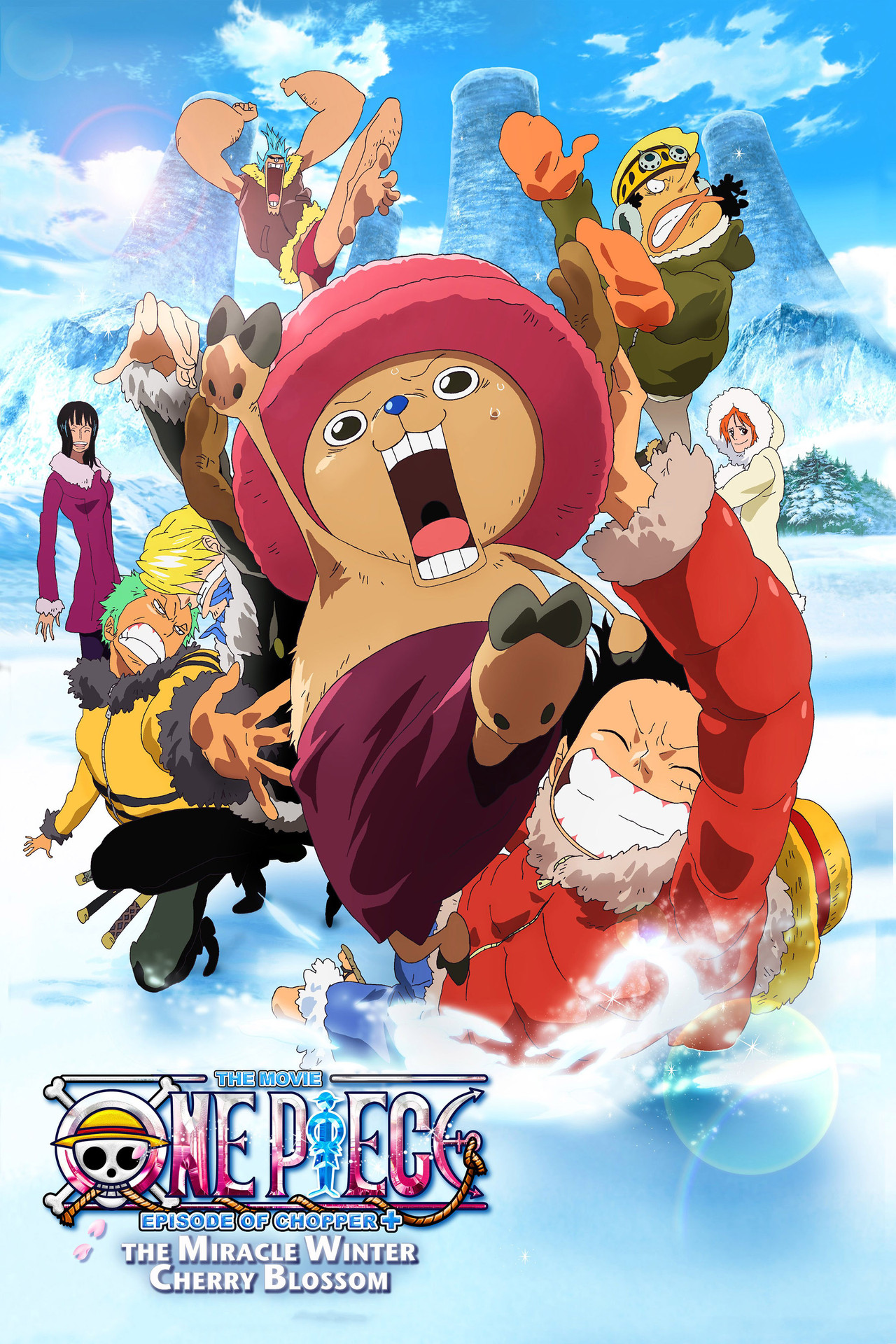 Pôster de One Piece: Episode of Chopper Plus: Bloom in the Winter, Miracle Cherry Blossom