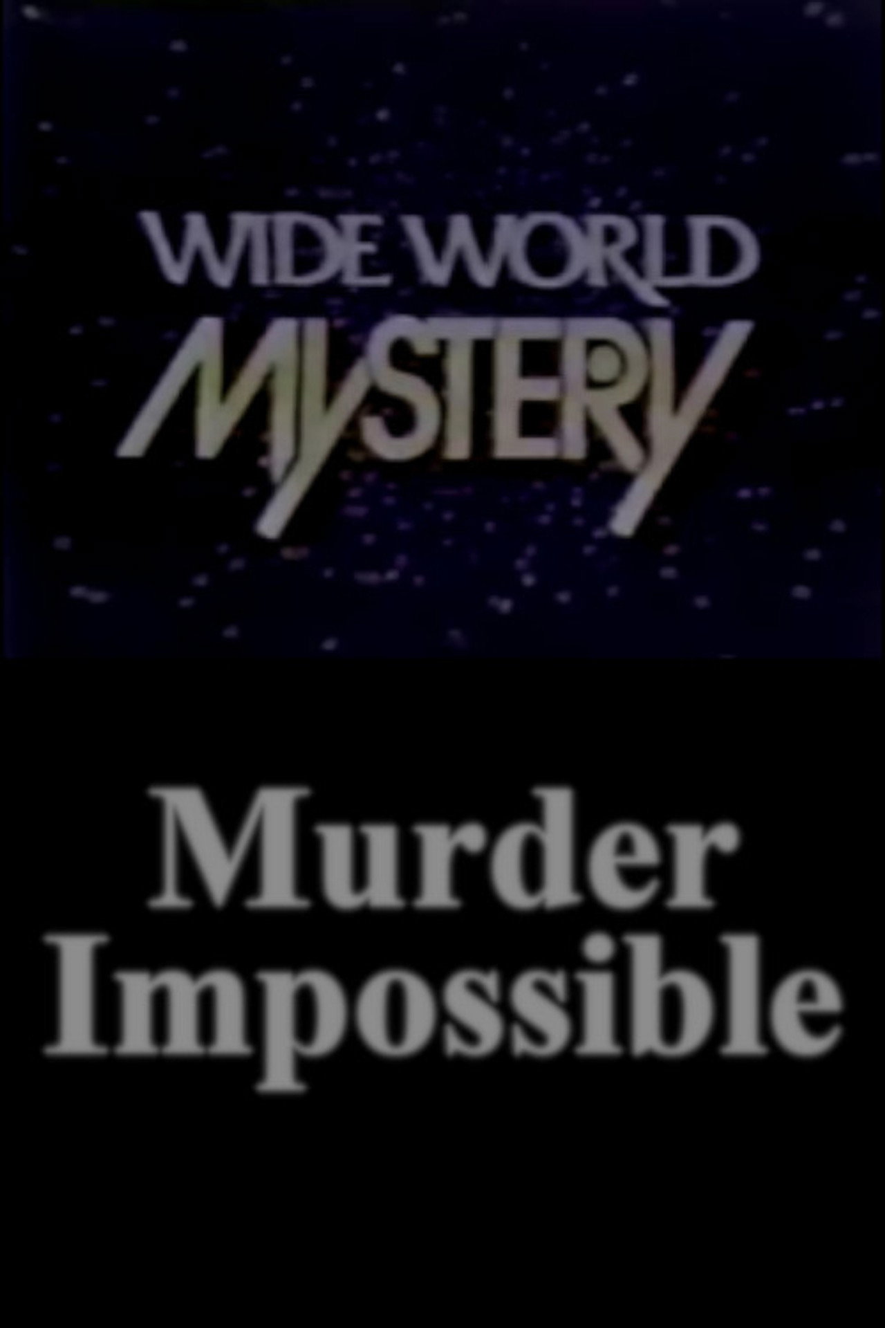 Pôster de Murder Impossible