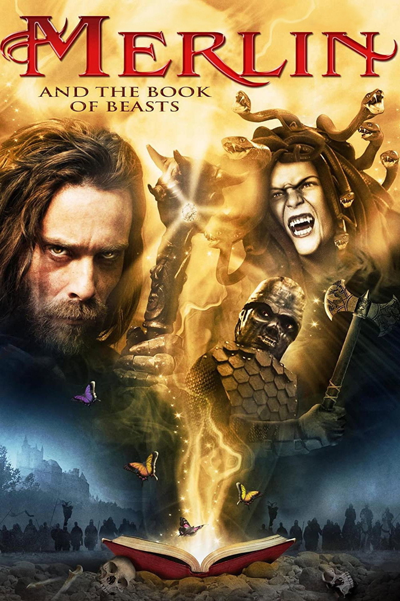Pôster de Merlin e o Livro das Bestas