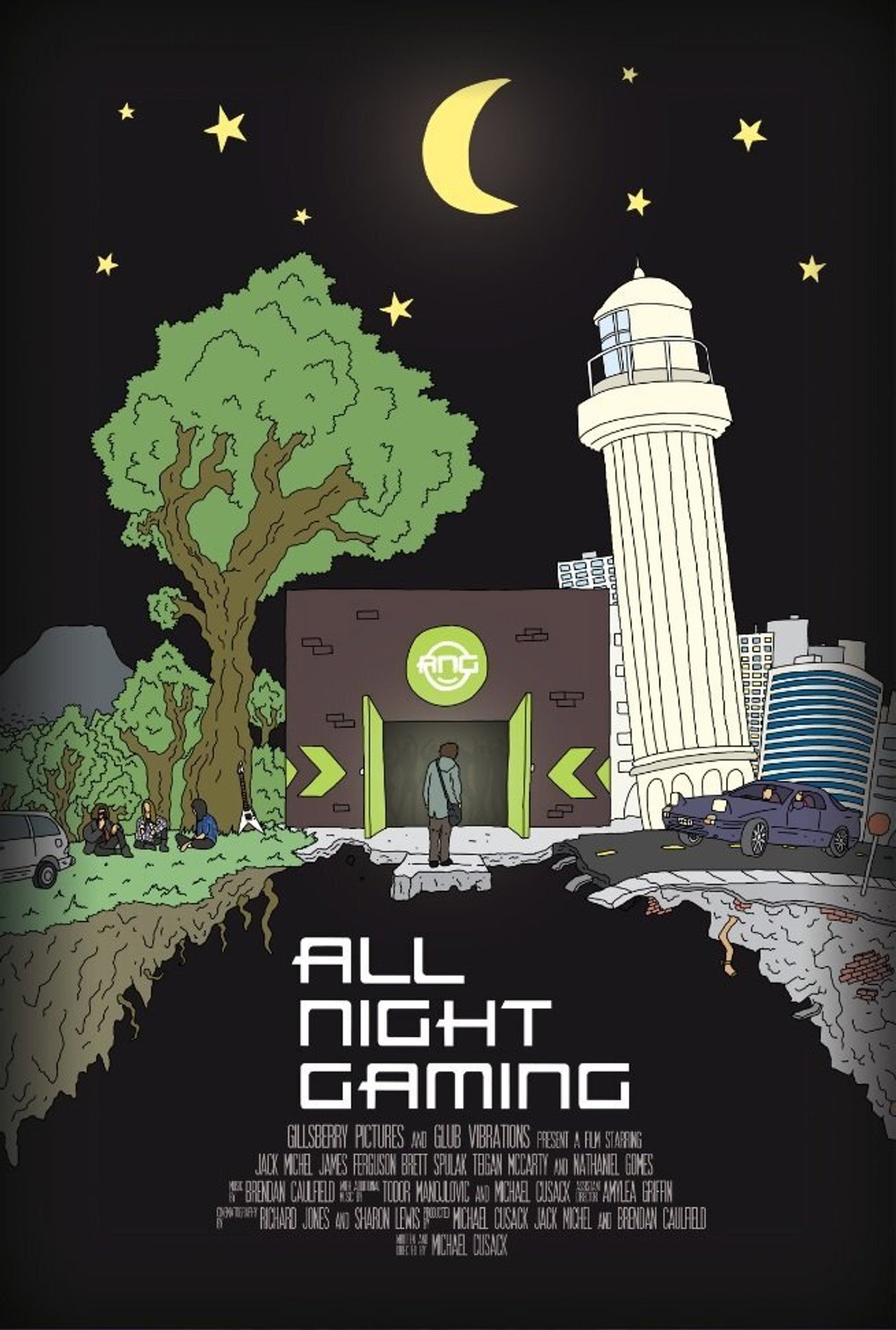Pôster de All Night Gaming
