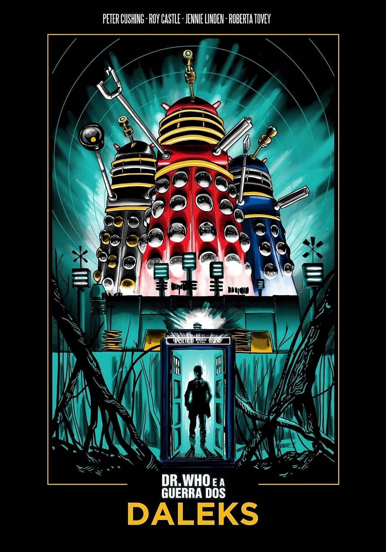 Pôster de Dr. Who e a Guerra dos Daleks