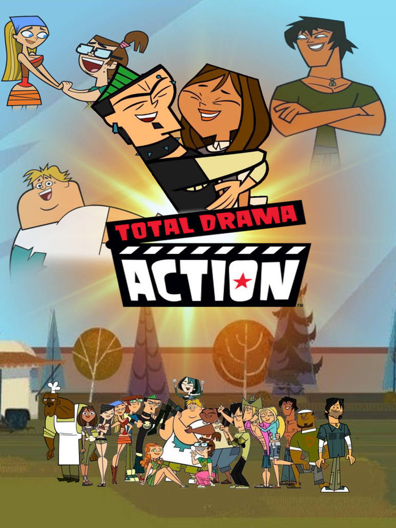 Pôster de Celebrity Manhunt's Total Drama Action Reunion Special