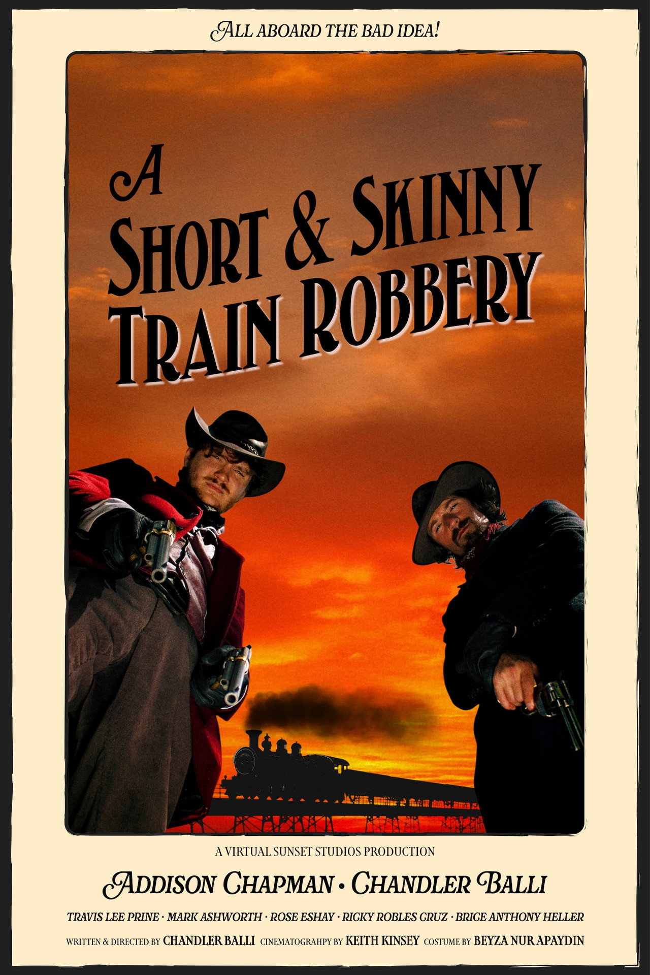Pôster de A Short and Skinny Train Robbery