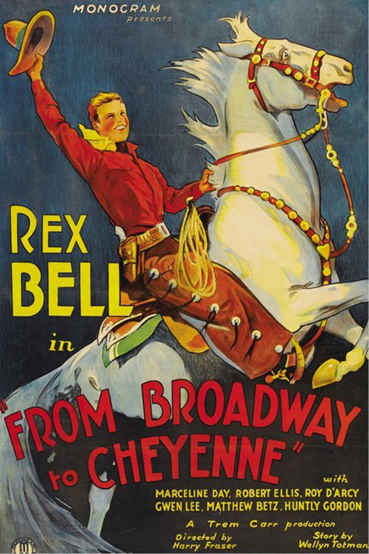 Pôster de Broadway to Cheyenne