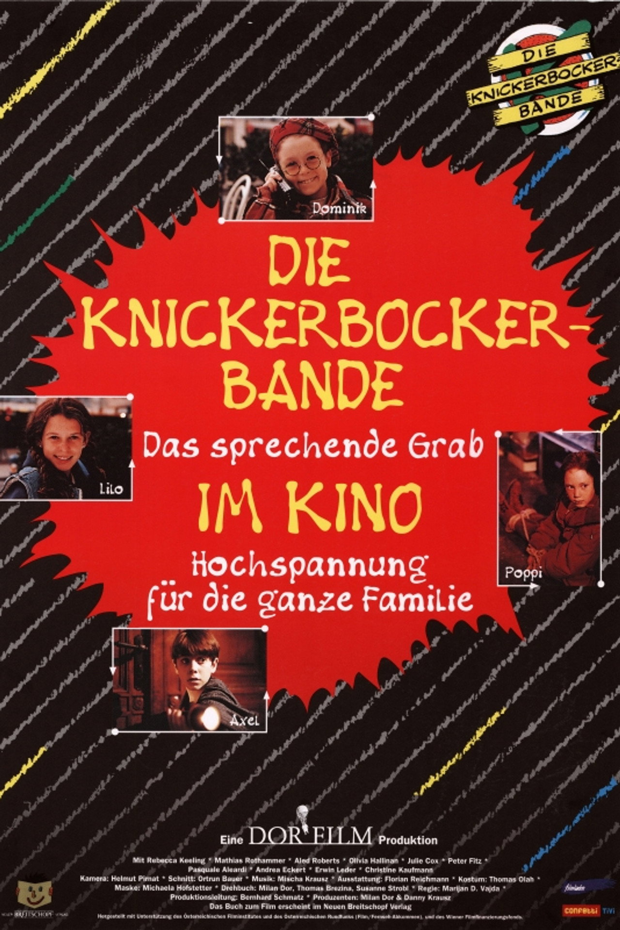 Pôster de Die Knickerbocker-Bande: Das sprechende Grab