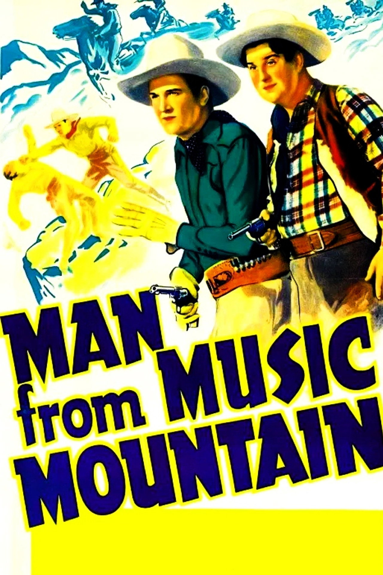 Pôster de Man from Music Mountain