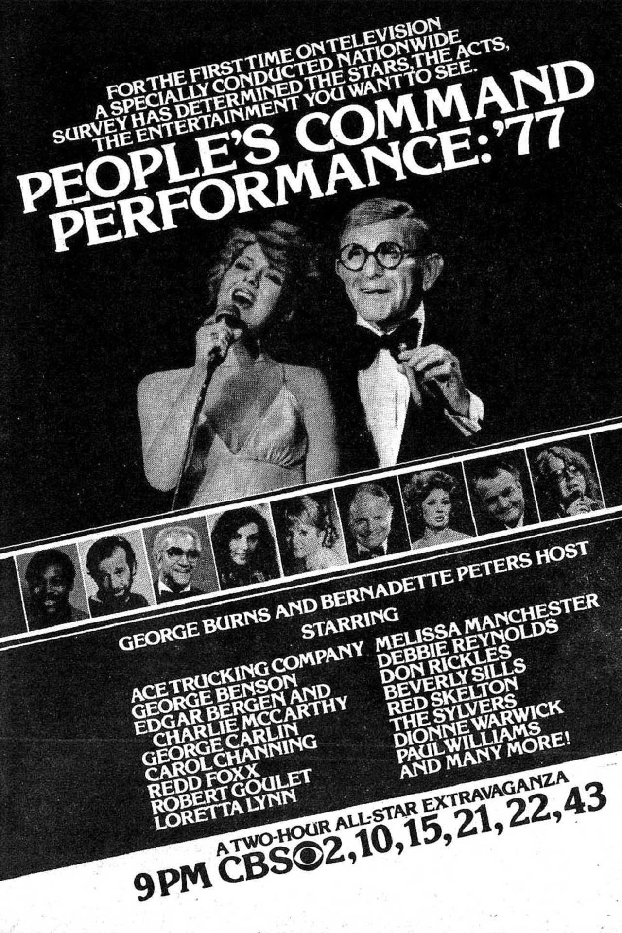 Pôster de The People's Command Performance: '77