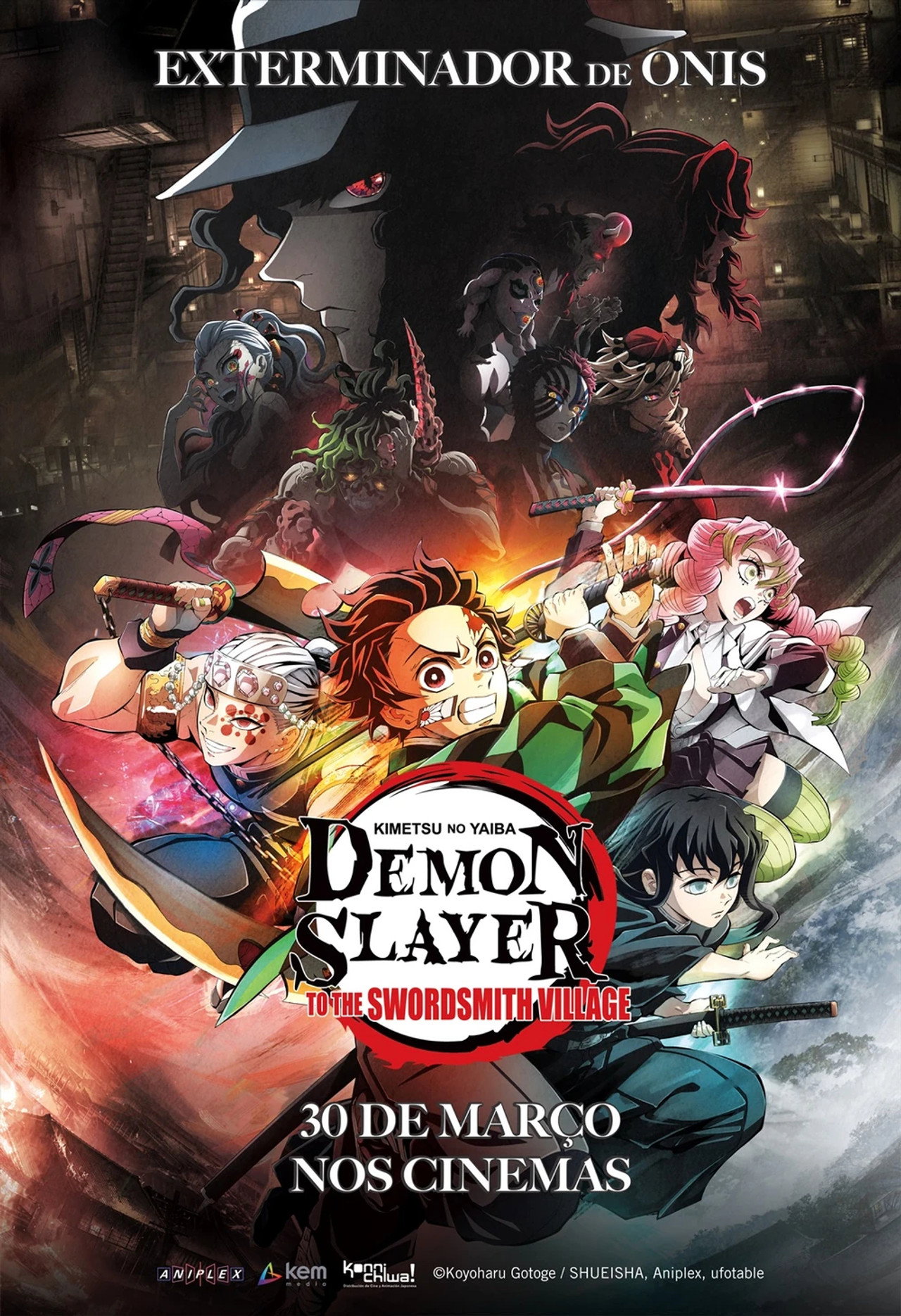 Pôster de Demon Slayer: Kimetsu no Yaiba -To the Swordsmith Village-