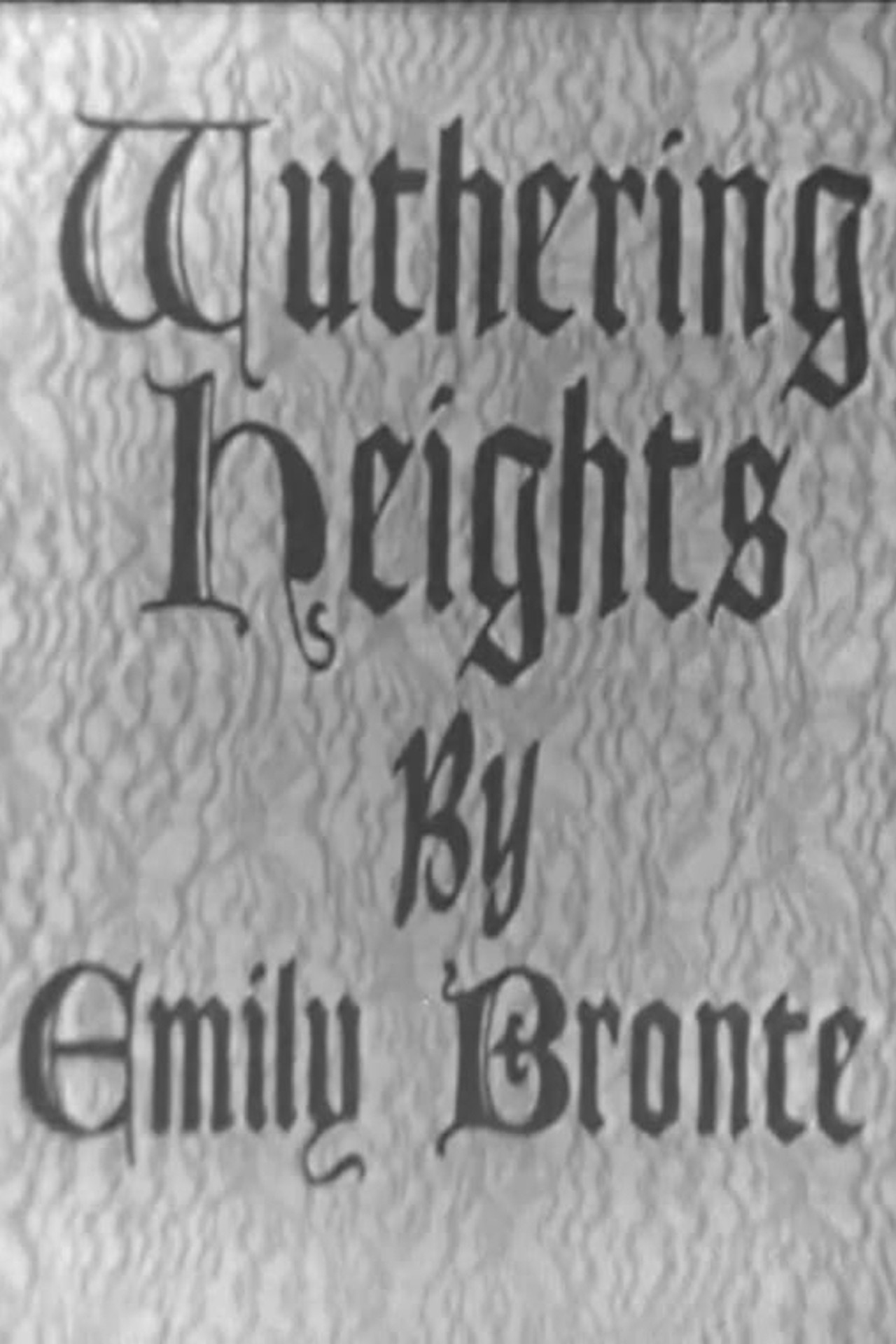 Pôster de Wuthering Heights