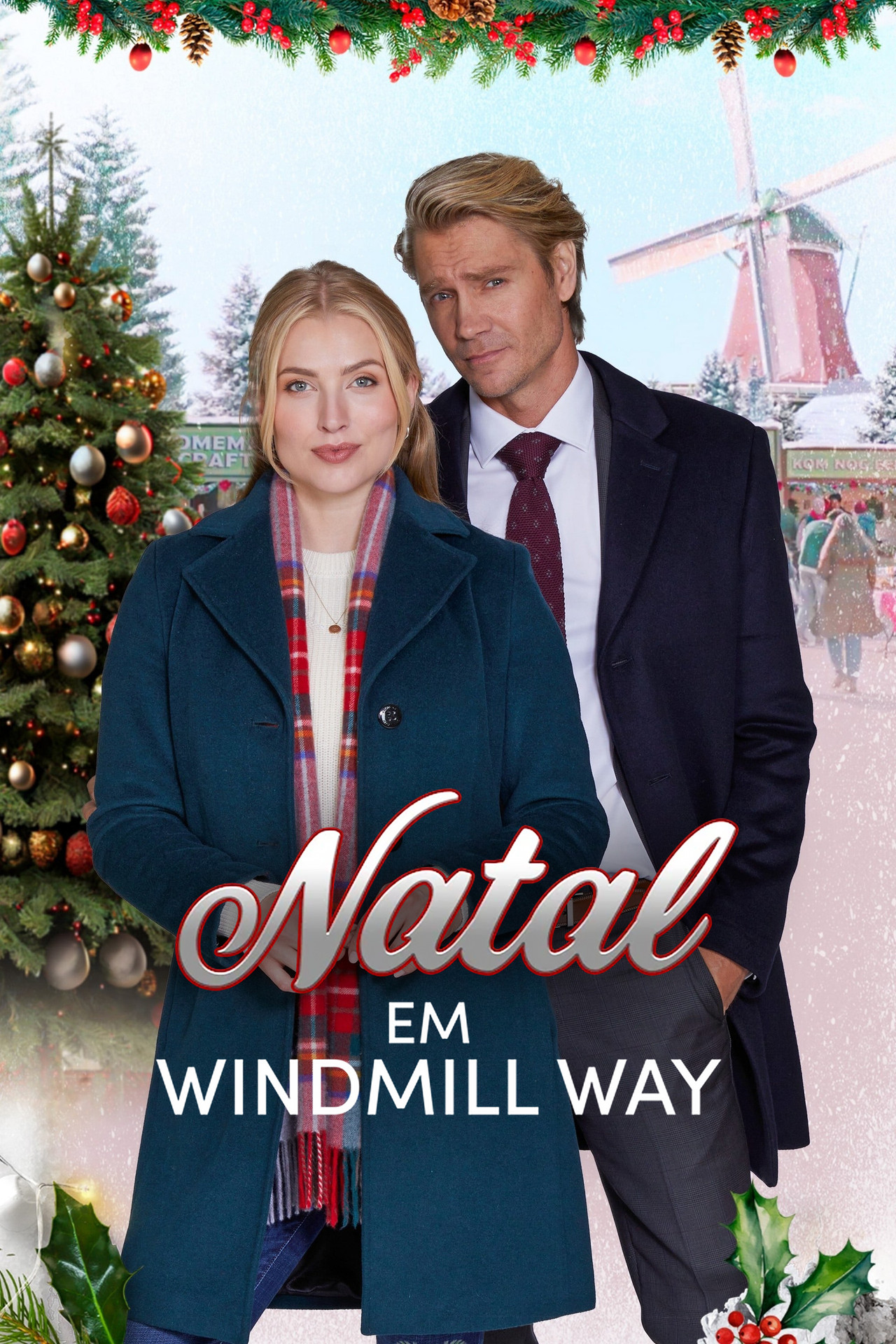 Pôster de Natal em Windmill Way
