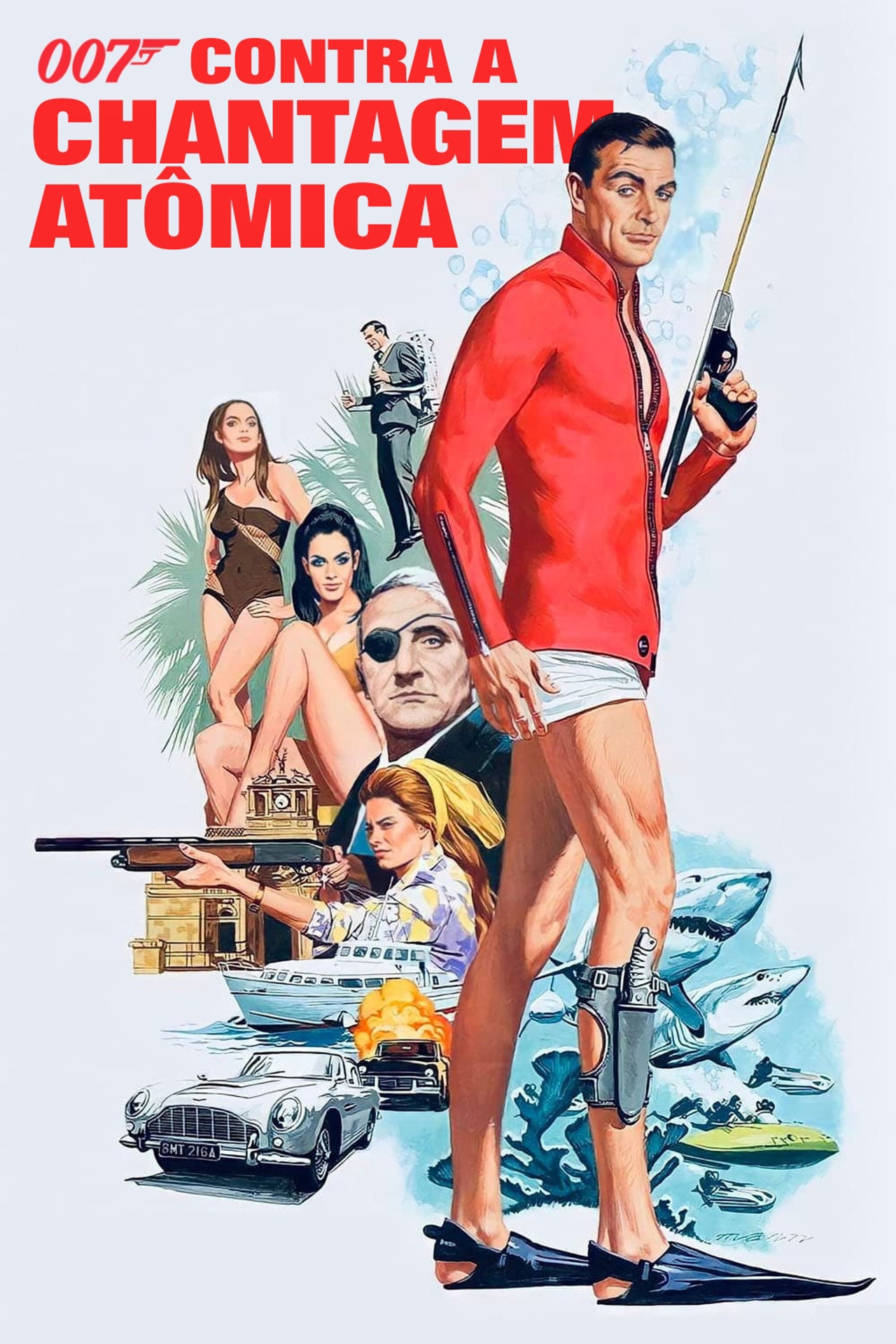 Pôster de 007 Contra a Chantagem Atômica