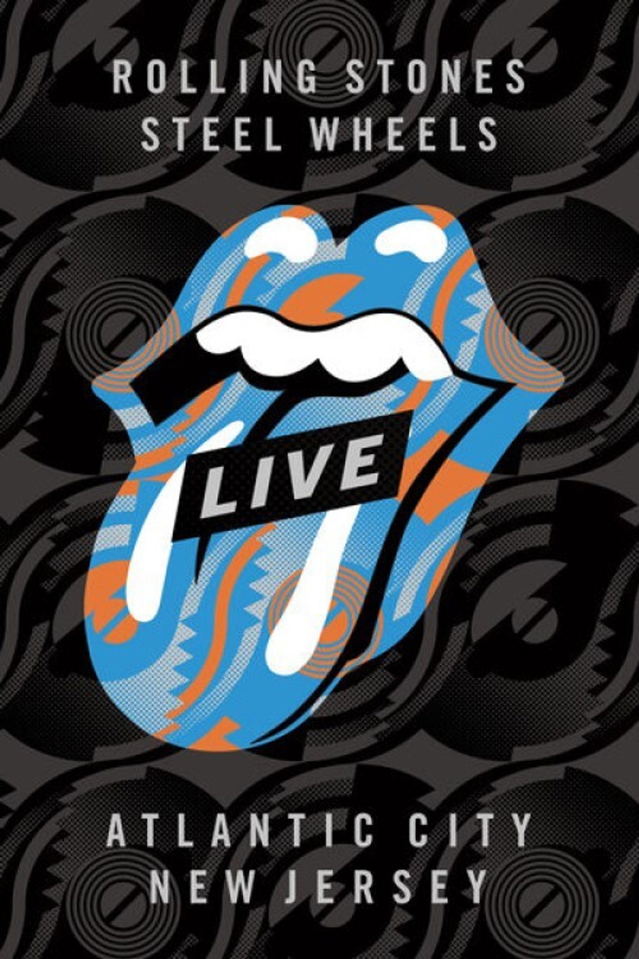 Pôster de The Rolling Stones - Steel Wheels Live