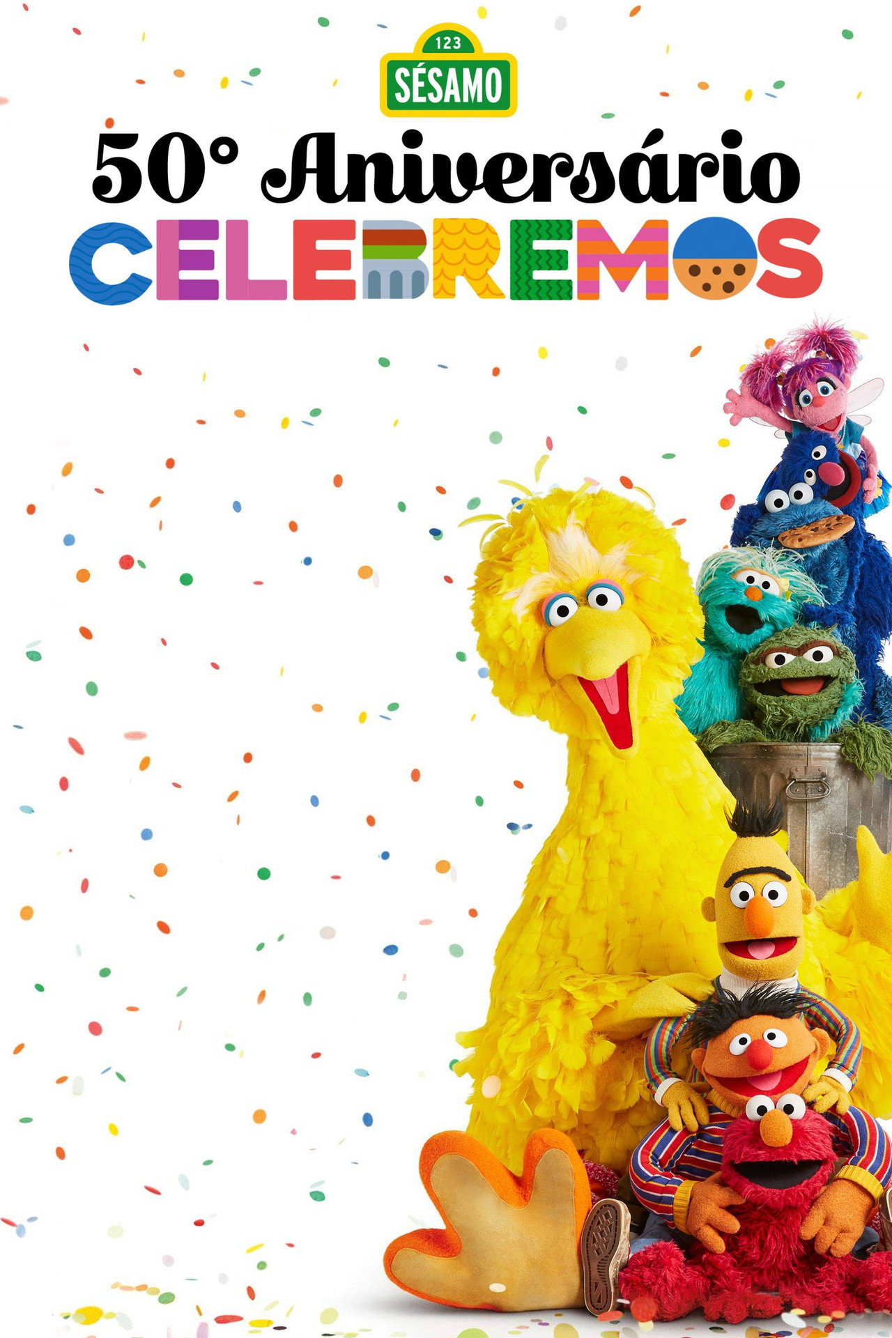 Pôster de 50 Aniversários: Celebremos!