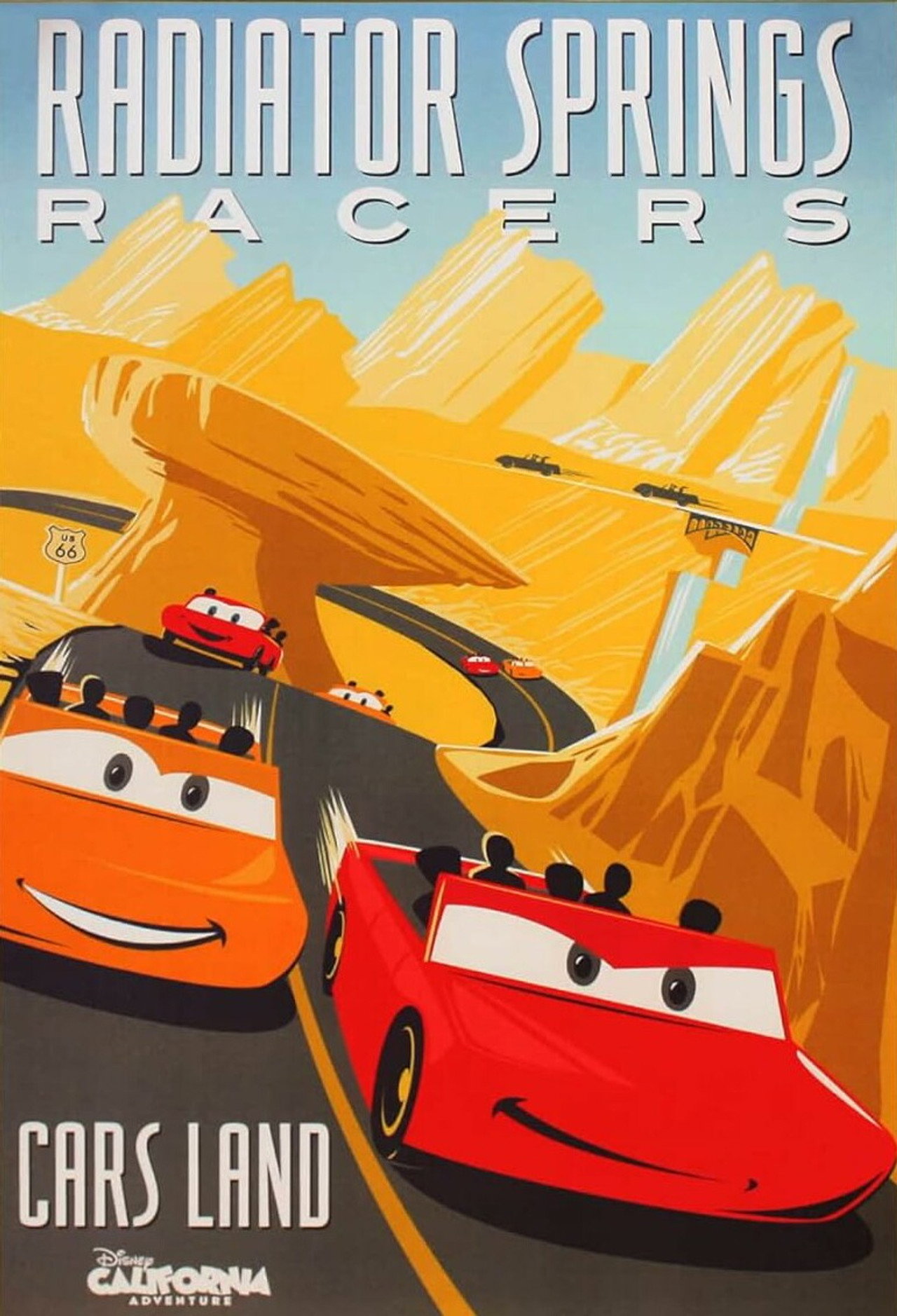 Pôster de Radiator Springs Racers | Disneyland Resort