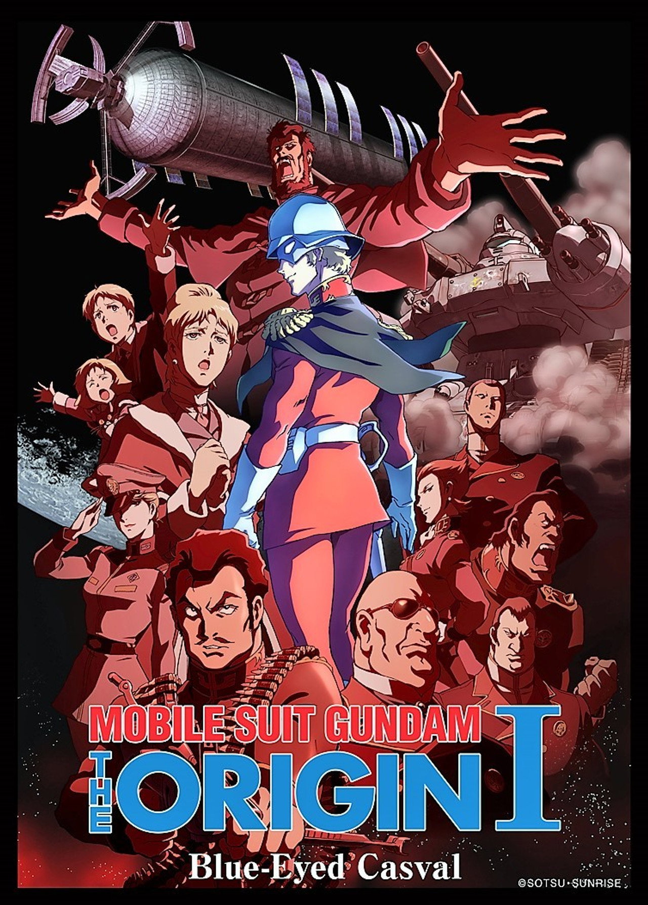 Pôster de Mobile Suit Gundam: The Origin I – Blue-Eyed Casval