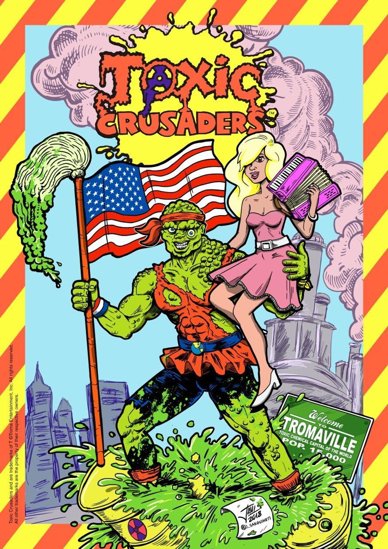 Pôster de Toxic Crusaders