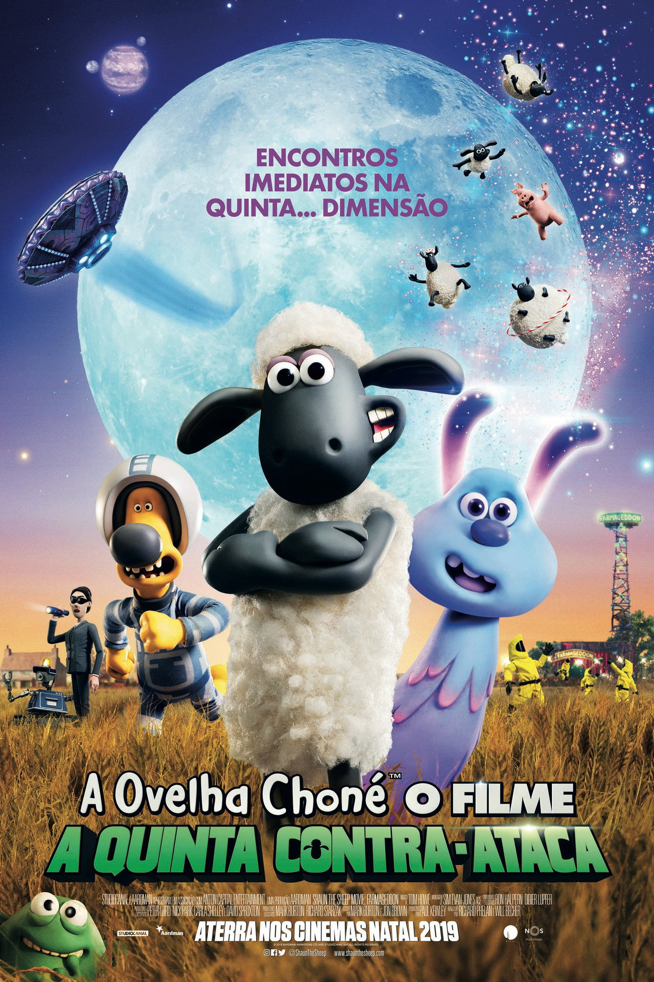 Pôster de Shaun, o Carneiro: O Filme - A Fazenda Contra-Ataca