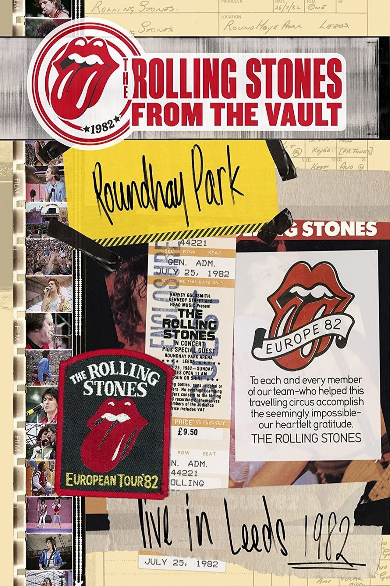 Pôster de The Rolling Stones - From the Vault - Live in Leeds 1982