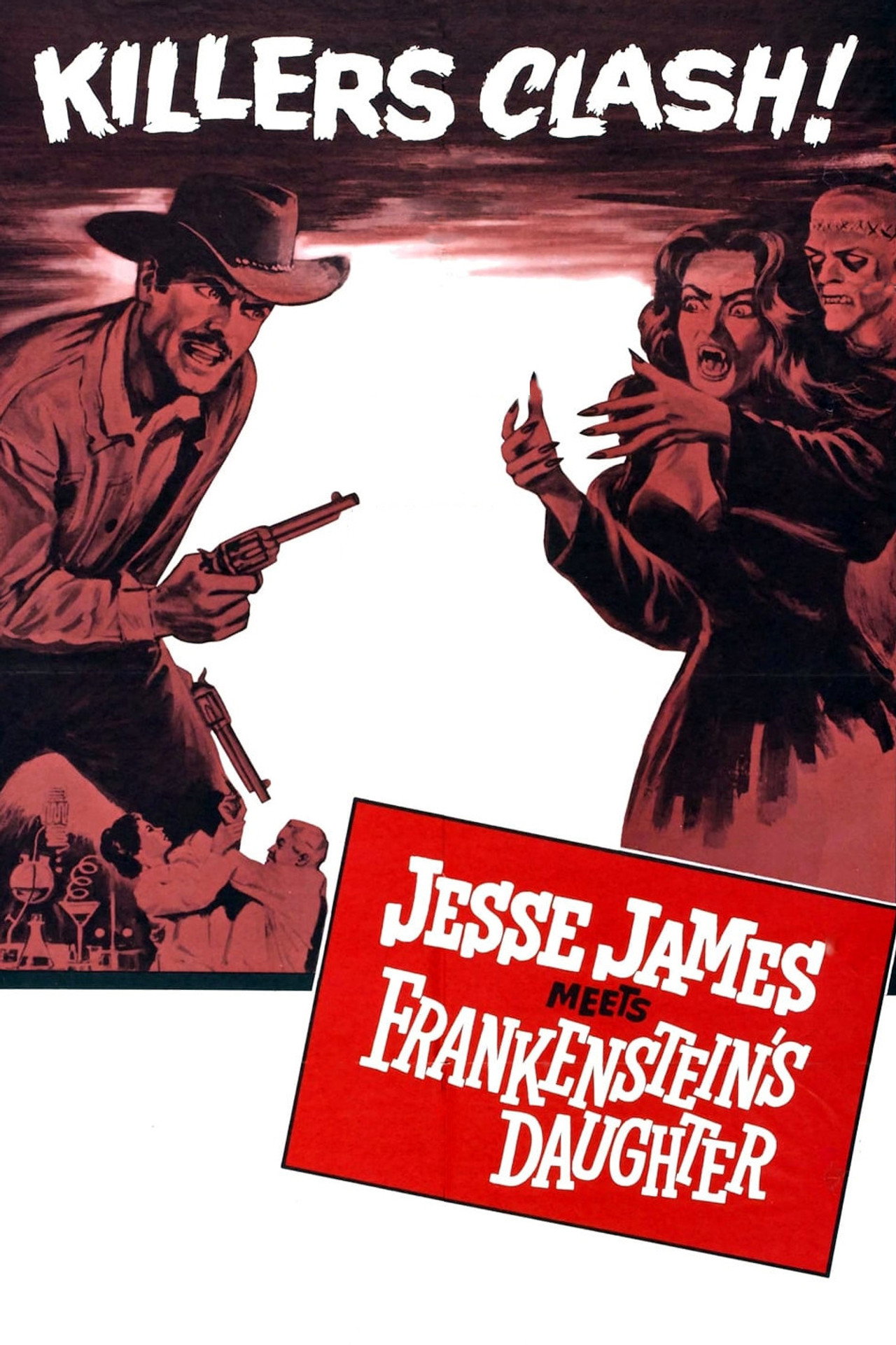 Pôster de Jesse James Meets Frankenstein's Daughter