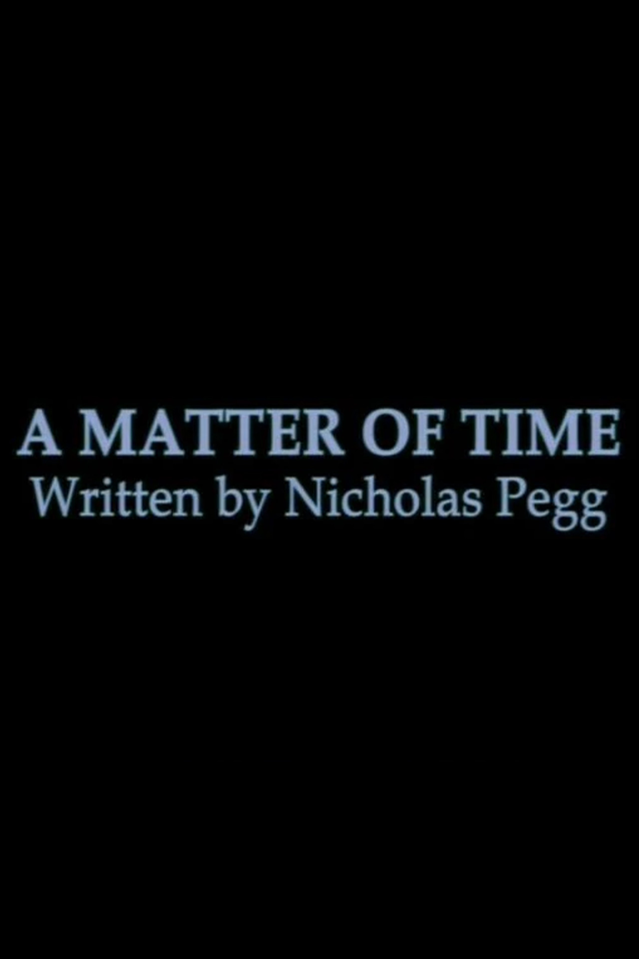 Pôster de A Matter of Time