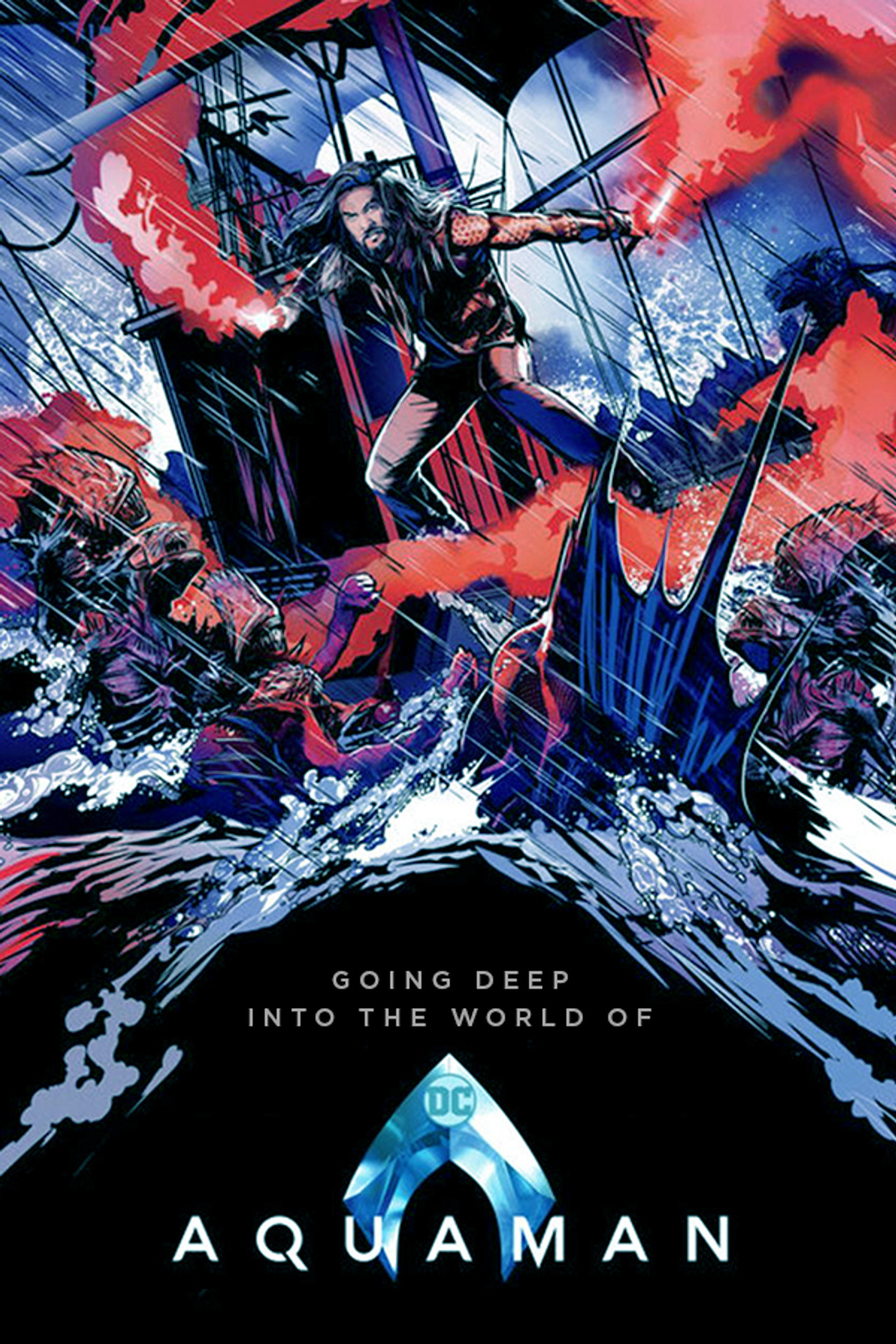 Pôster de Going Deep Into the World of 'Aquaman'