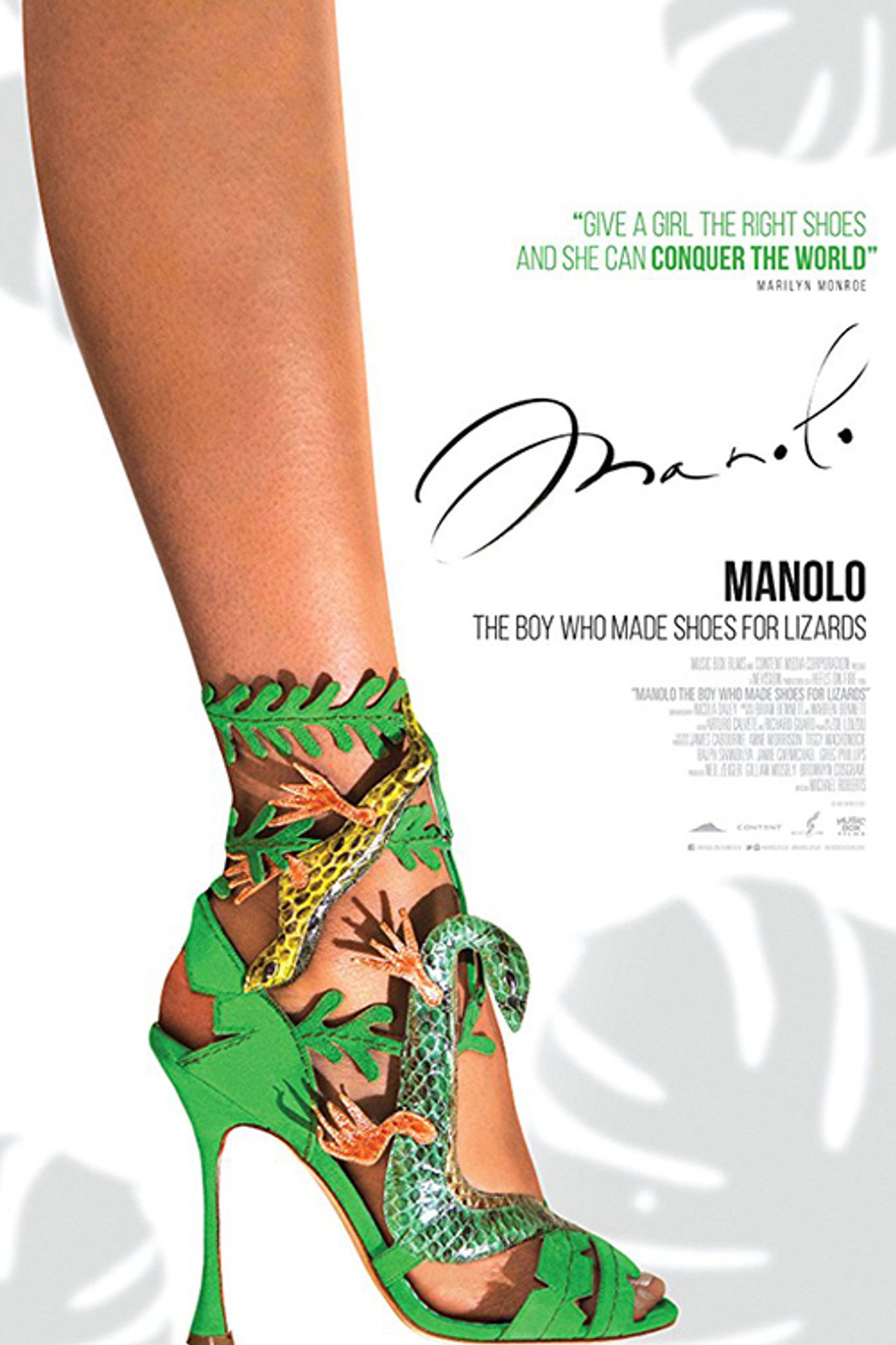 Pôster de Manolo: The Boy Who Made Shoes for Lizards
