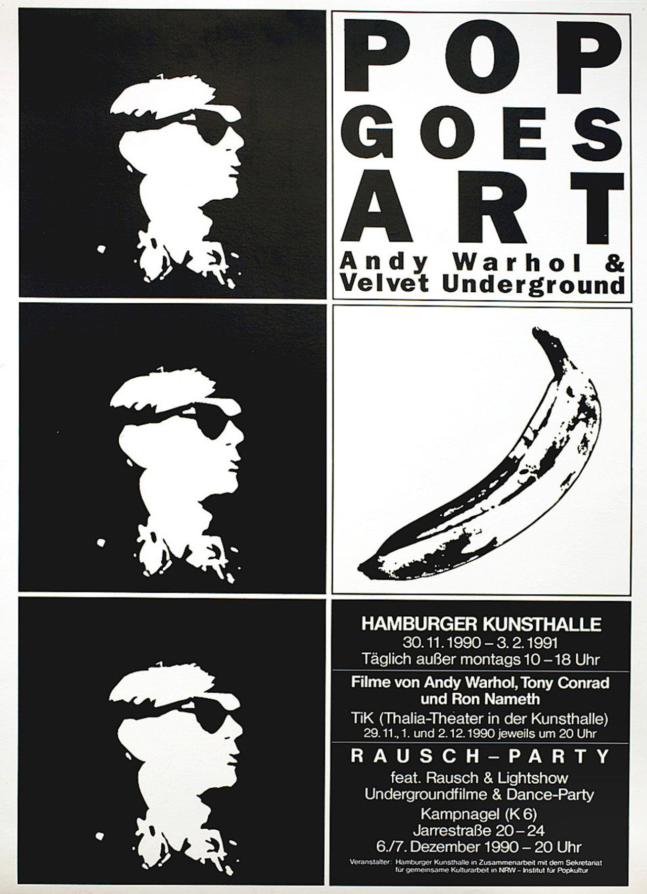 Pôster de Andy Warhol + Roy Lichtenstein