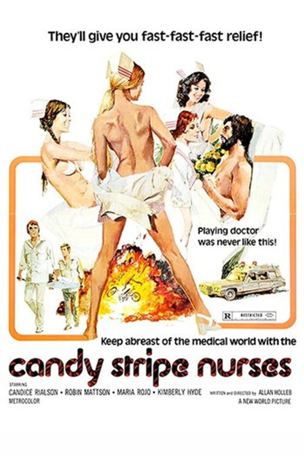 Pôster de Candy Stripe Nurses
