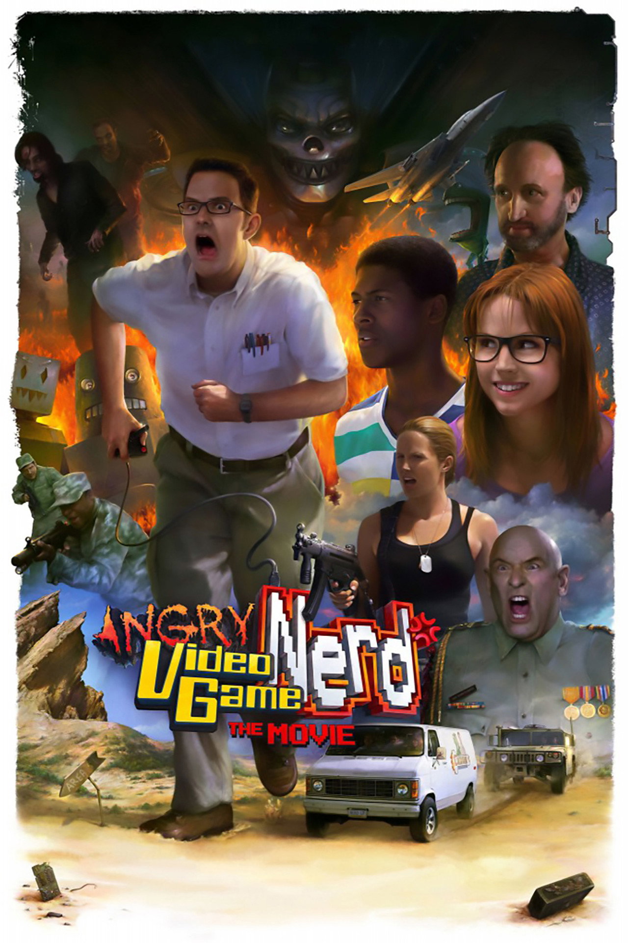 Pôster de Angry Video Game Nerd: O Filme